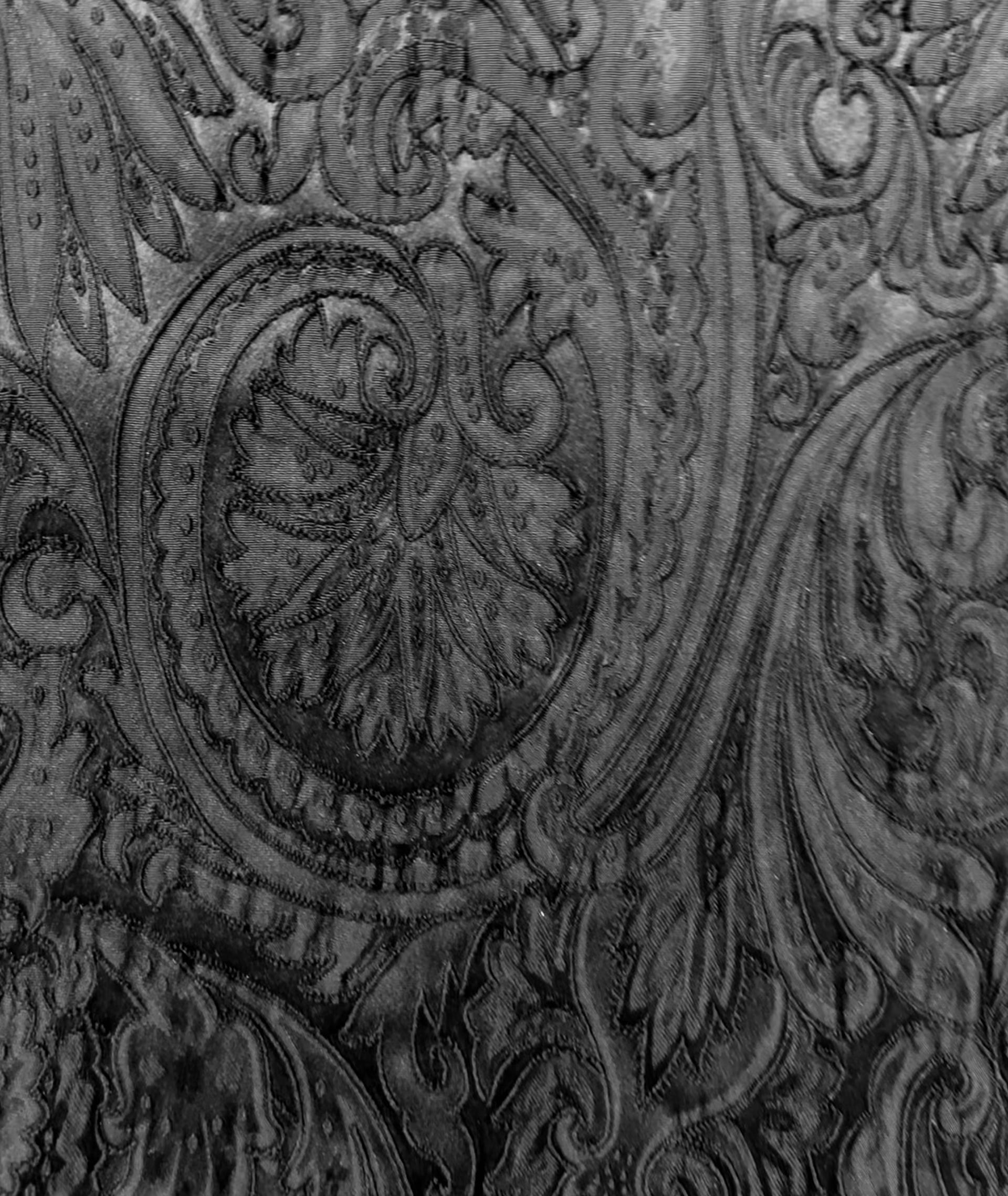 Paisley Brocade in Black