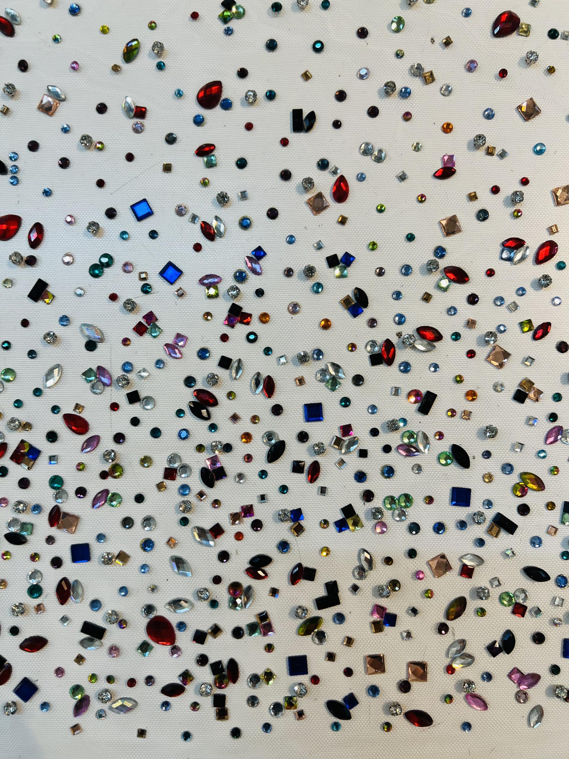 Dégradé Crystal on Ivory Tulle