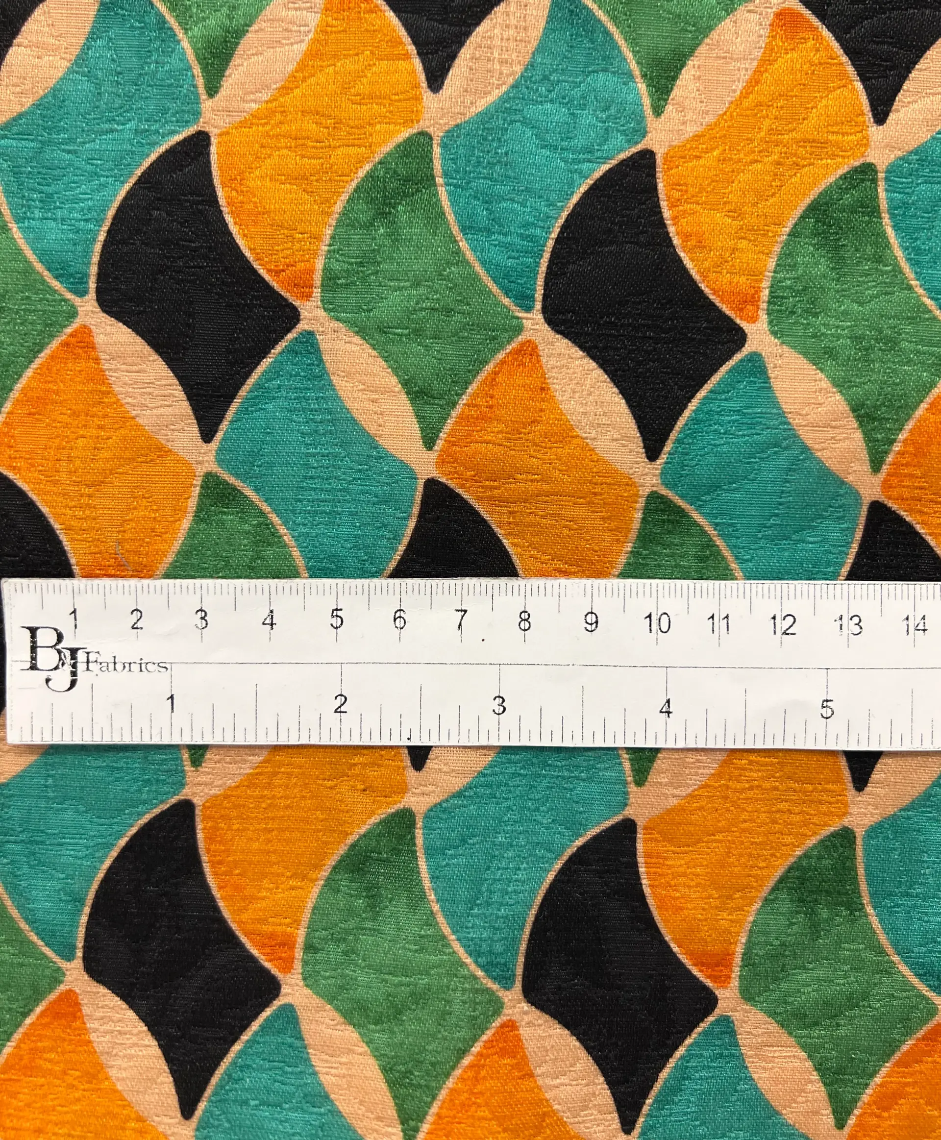 Printed Silk & Wool Damask