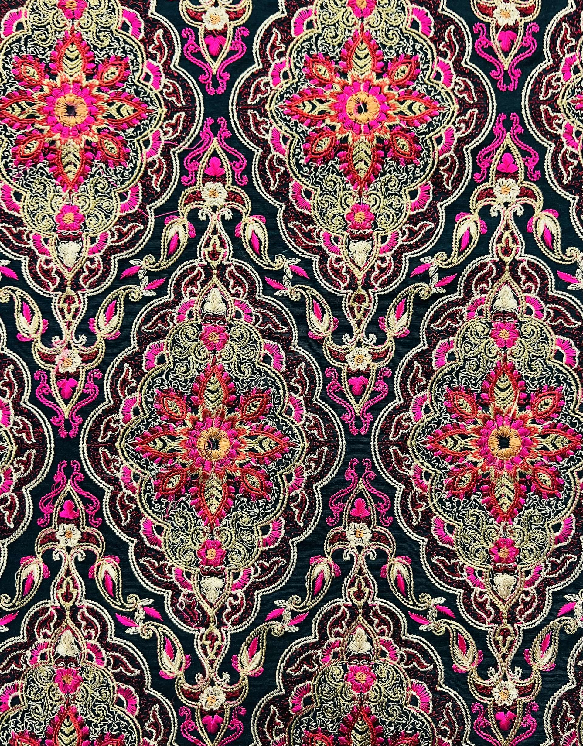 Embroidered Taffeta