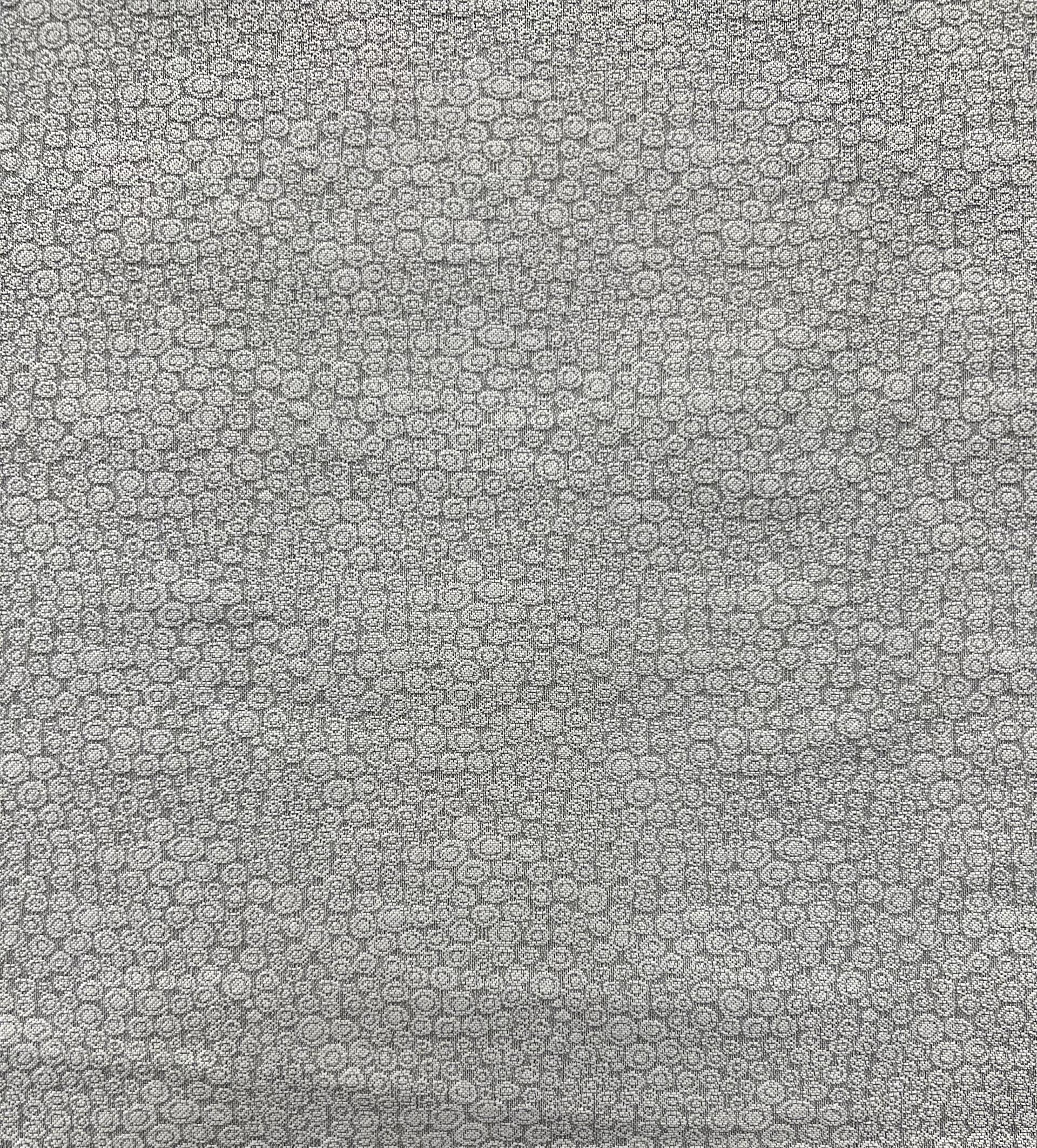 Silk Blend Jacquard Brocade in Silver