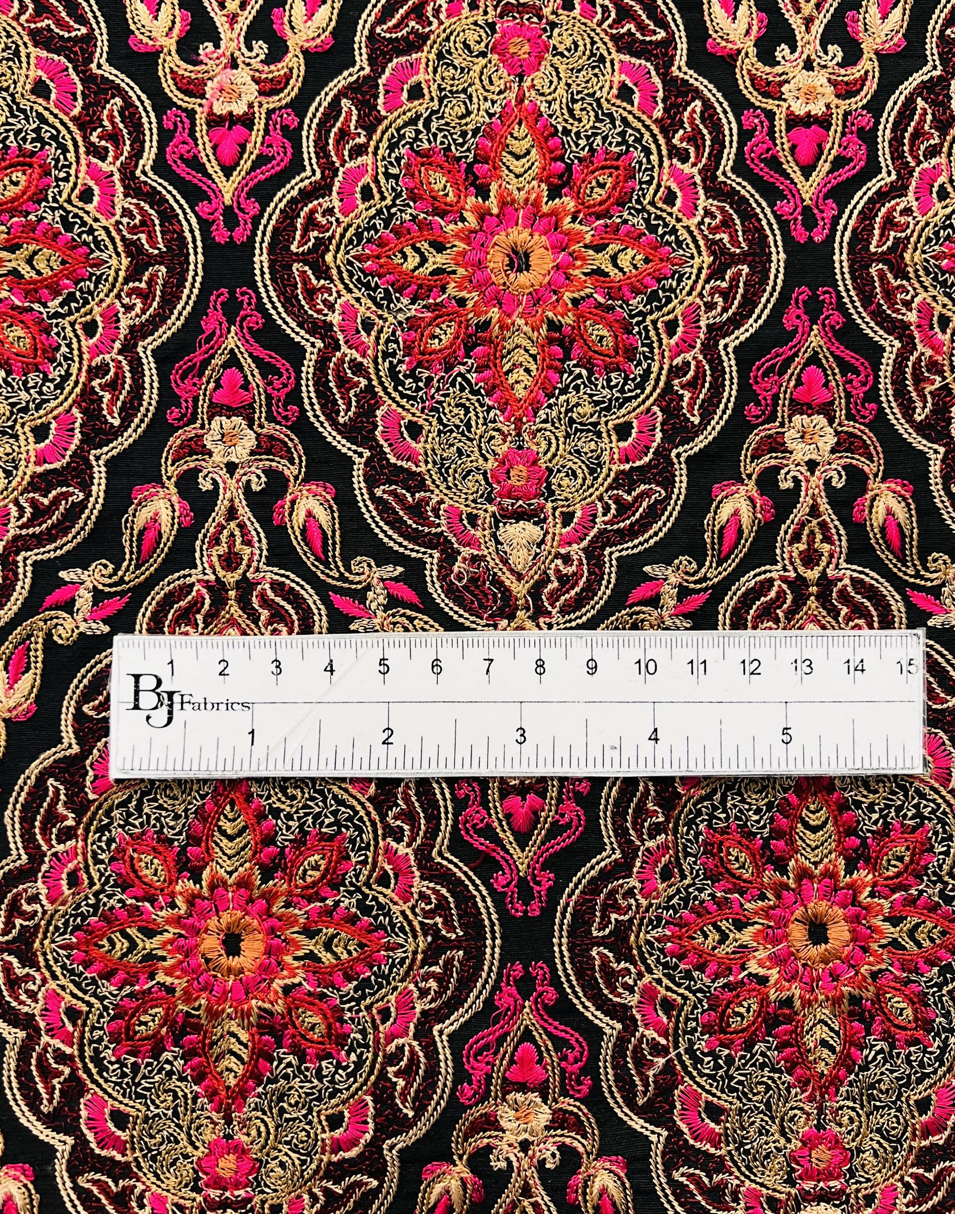 Embroidered Taffeta