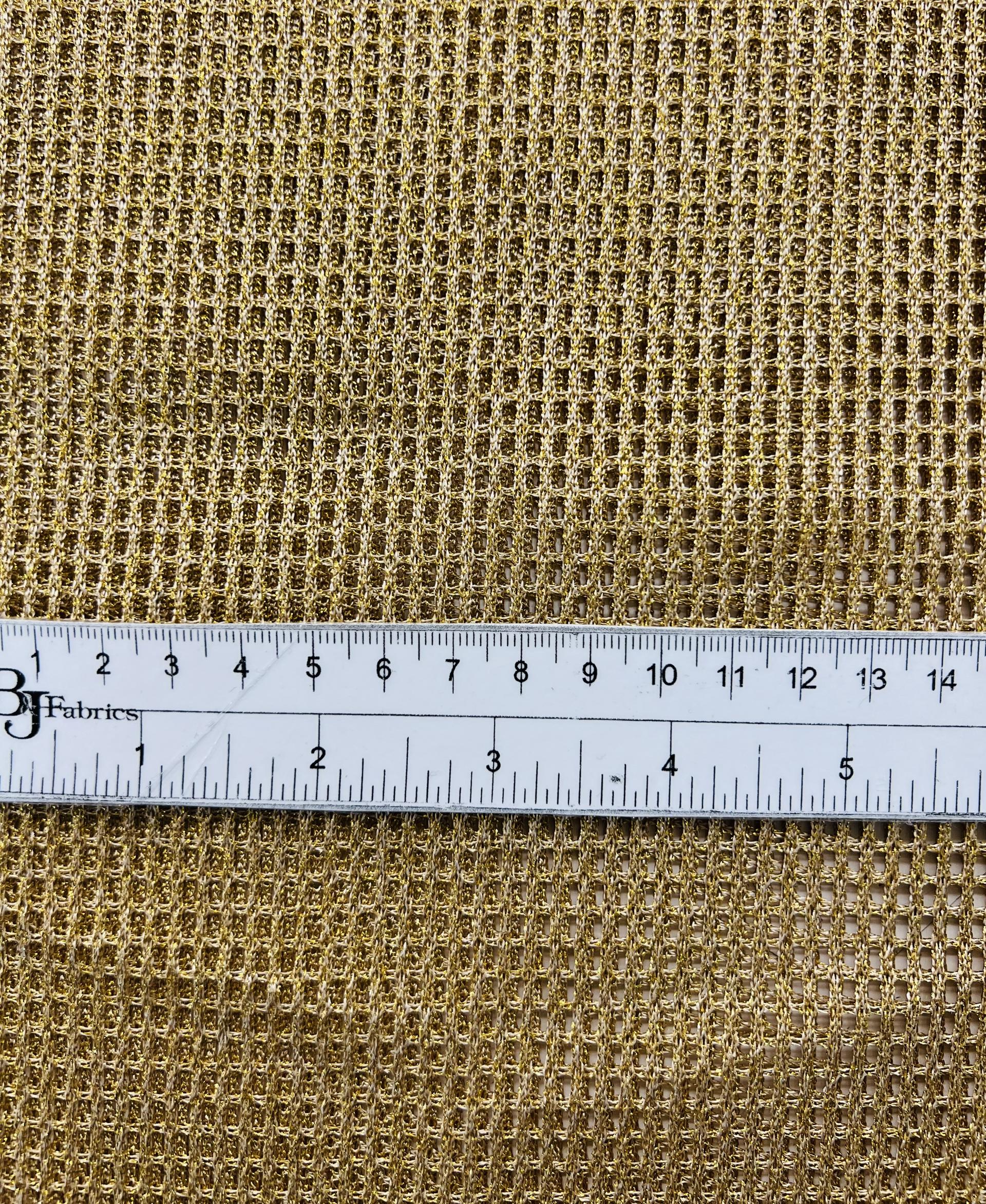 Metallic Mesh in Gold