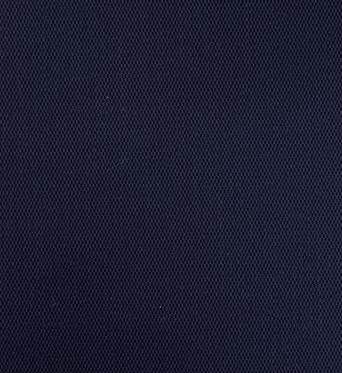 Italian Wool Heavy Crepe Pique in Navy