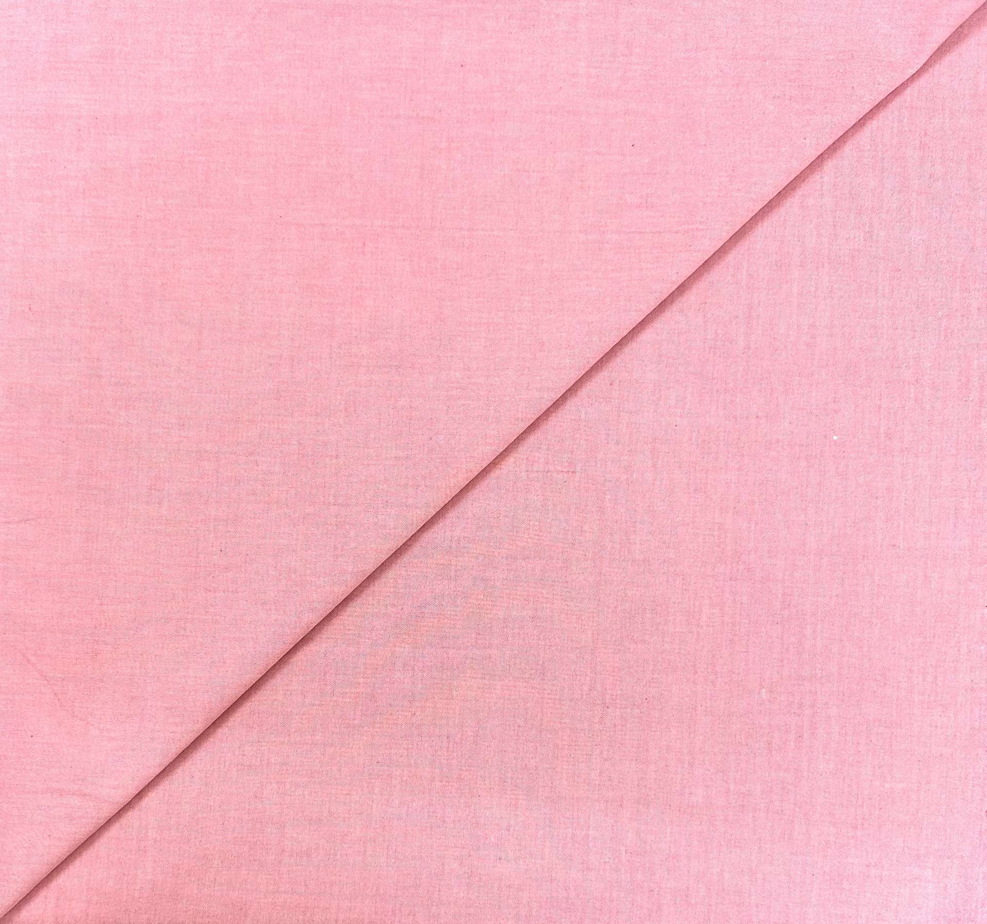 Cotton Yarn Dyed Oxford in Light Pink