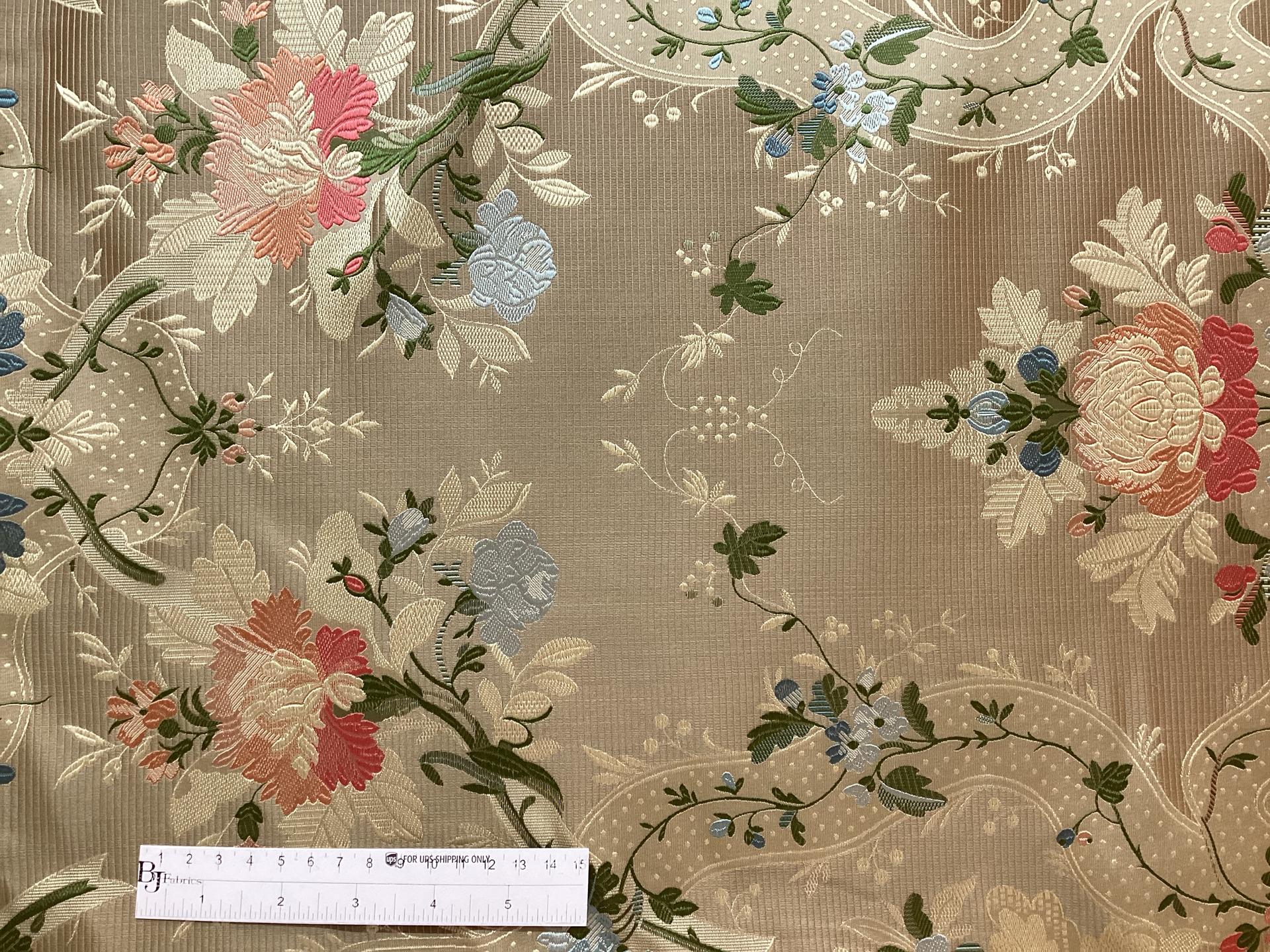 Silk Floral Brocade
