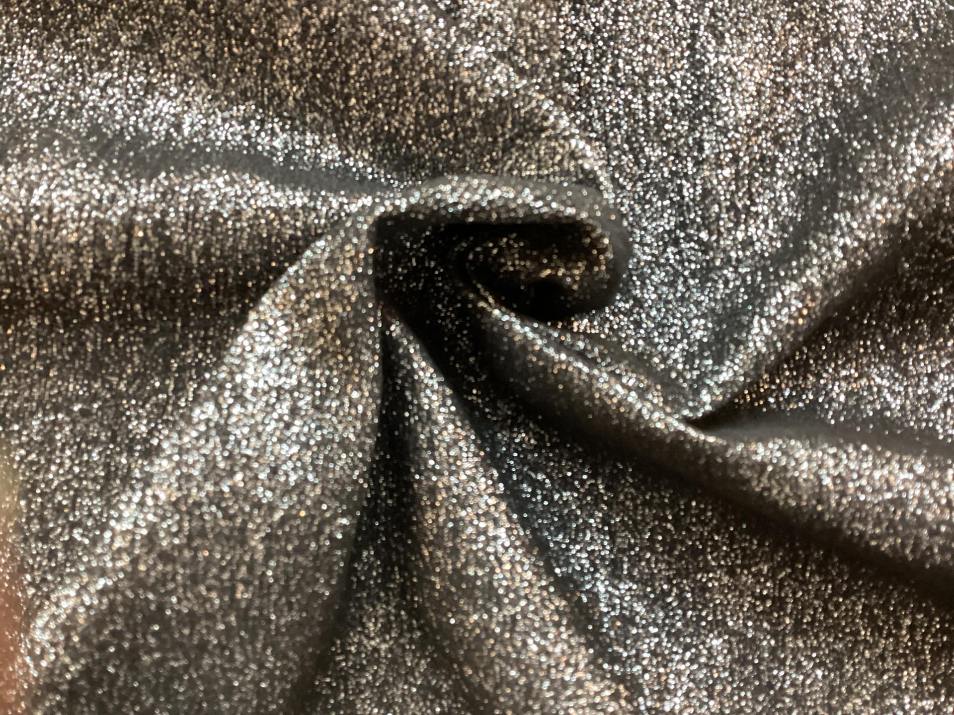 MADE IN ITALY METALLIC BLEND CREPE