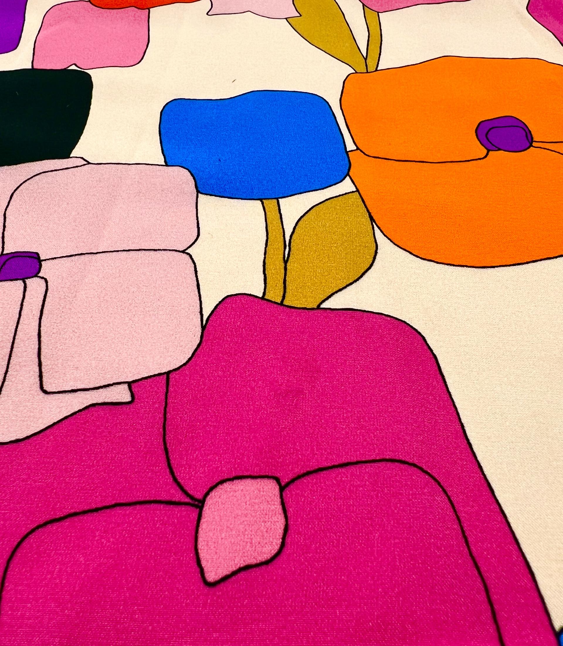 Printed Stretch silk charmeuse