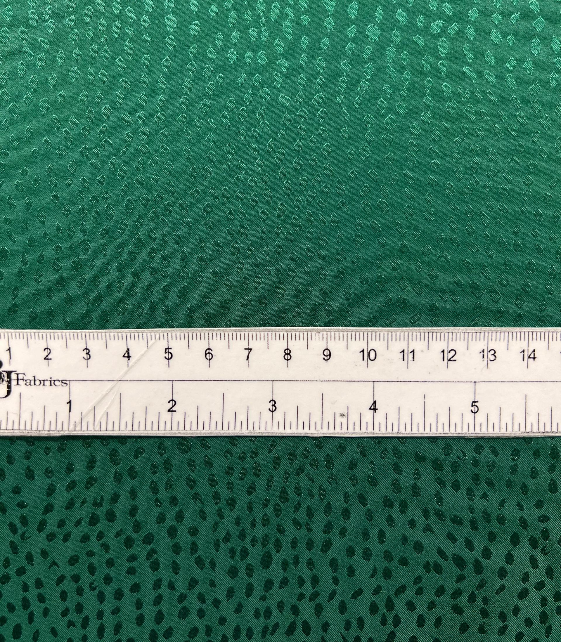 Stretch Jacquard in Green