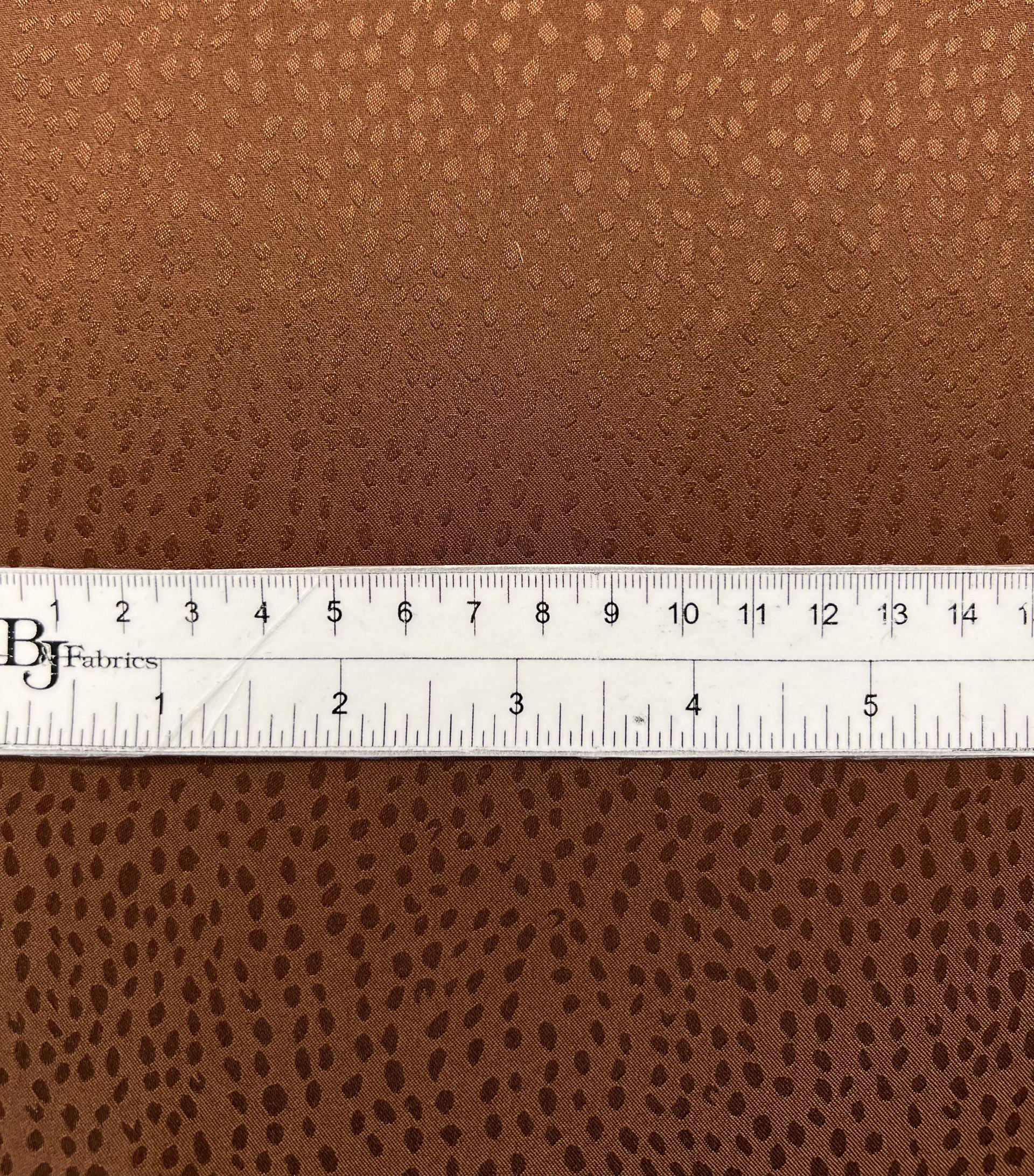 Stretch Jacquard in chocolate