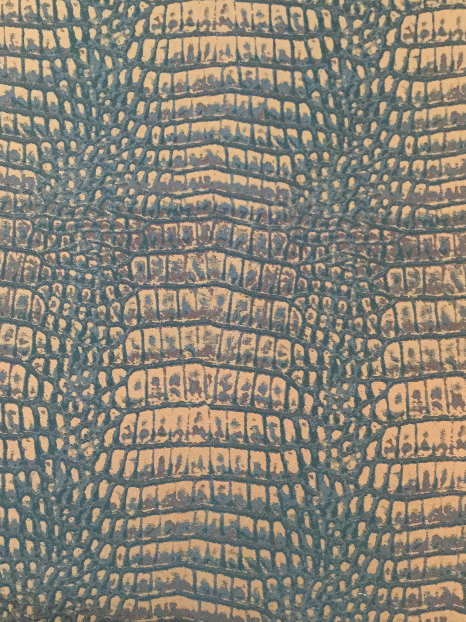 Alligator Patterned Brocade