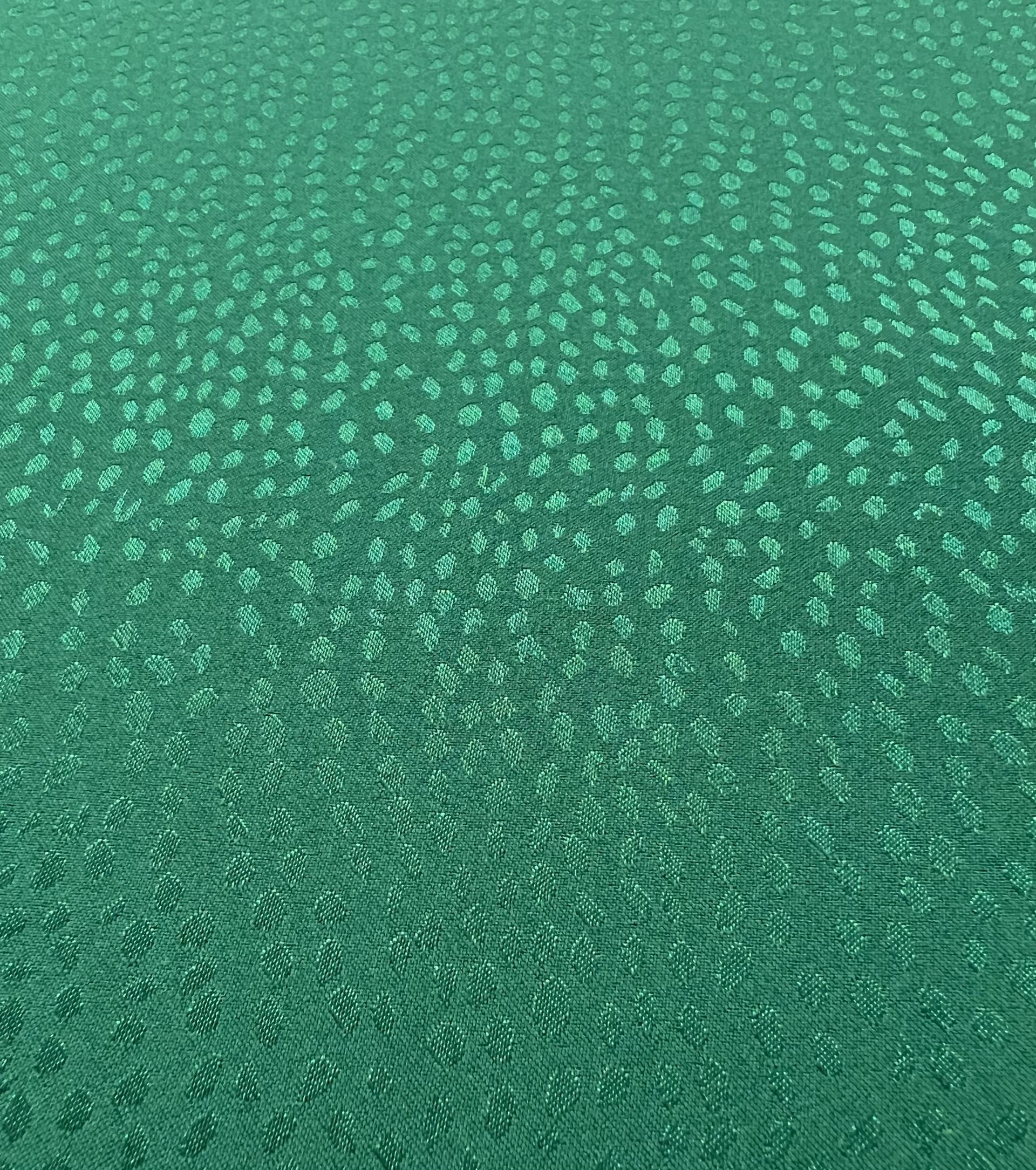 Stretch Jacquard in Green