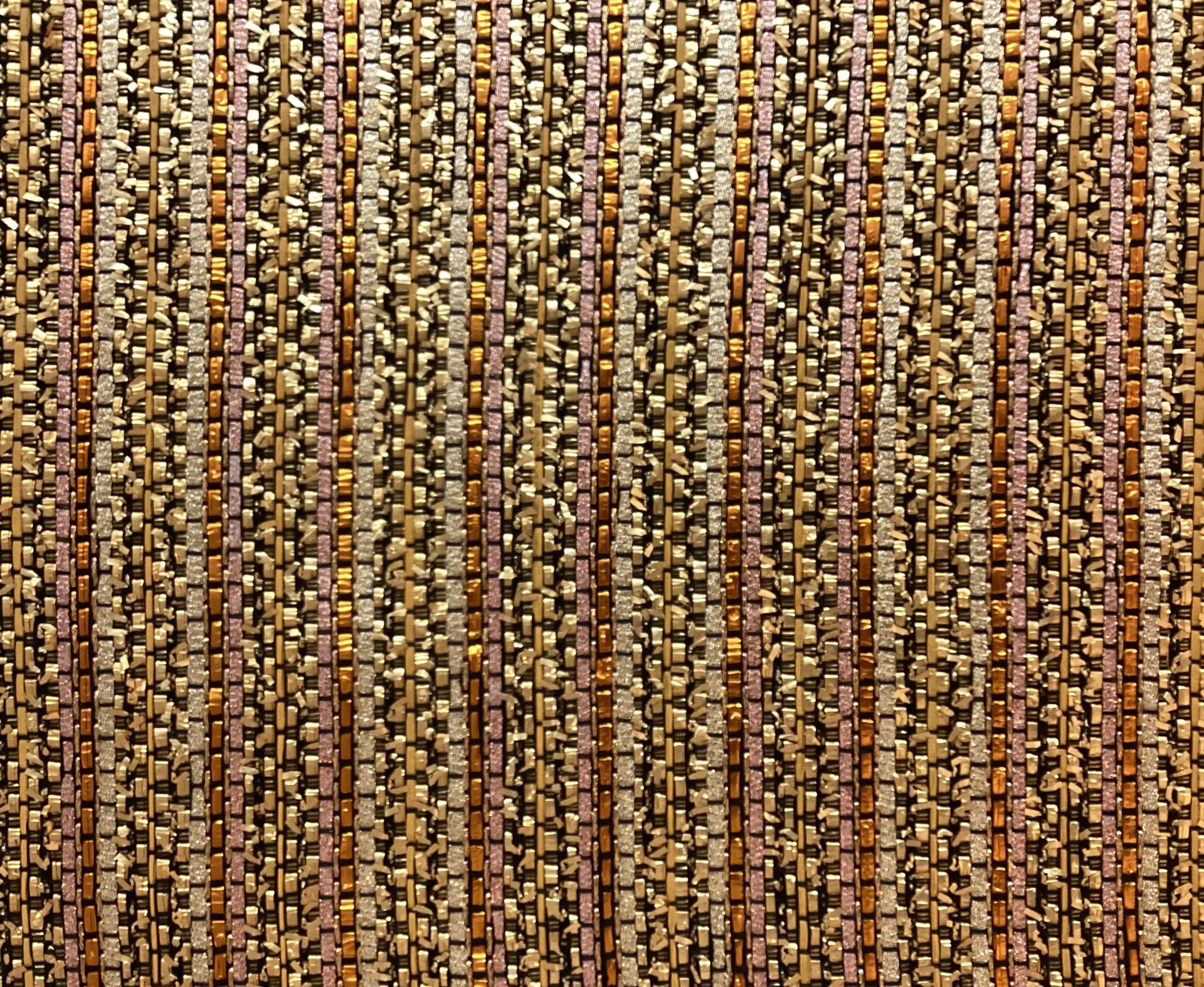 Italian Cotton Blend Metallic Couture Tweed