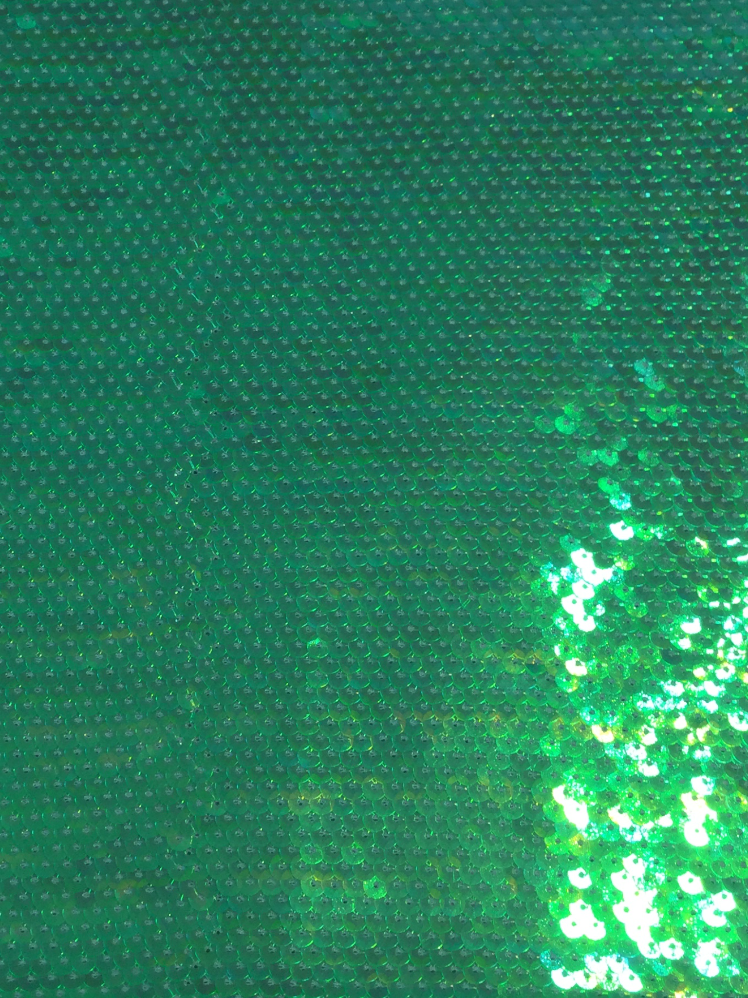 Fish Scale Sequins on Tulle in Opalescence Lime Green