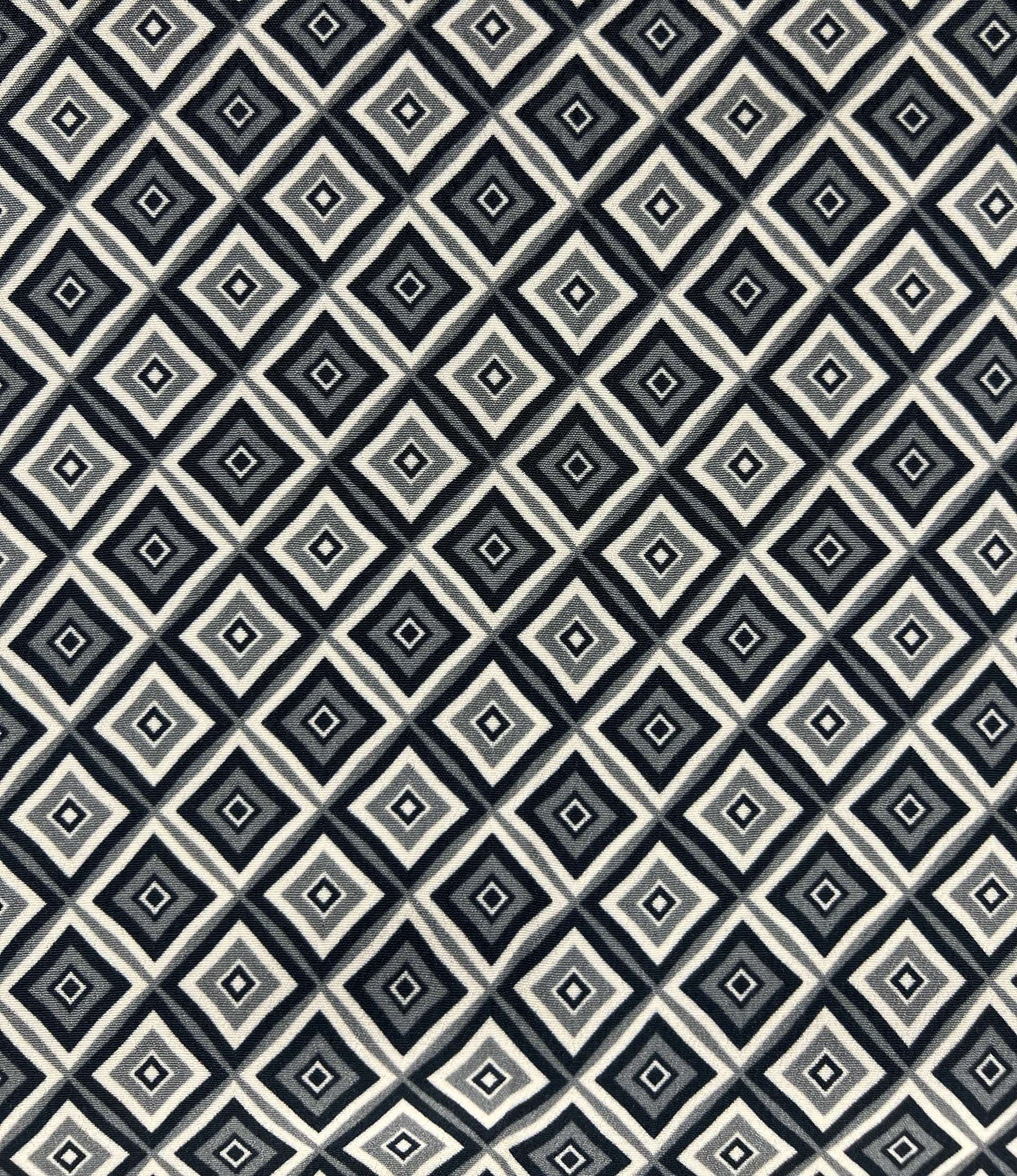 Printed 100% Viscose Tissue crepé in Greys