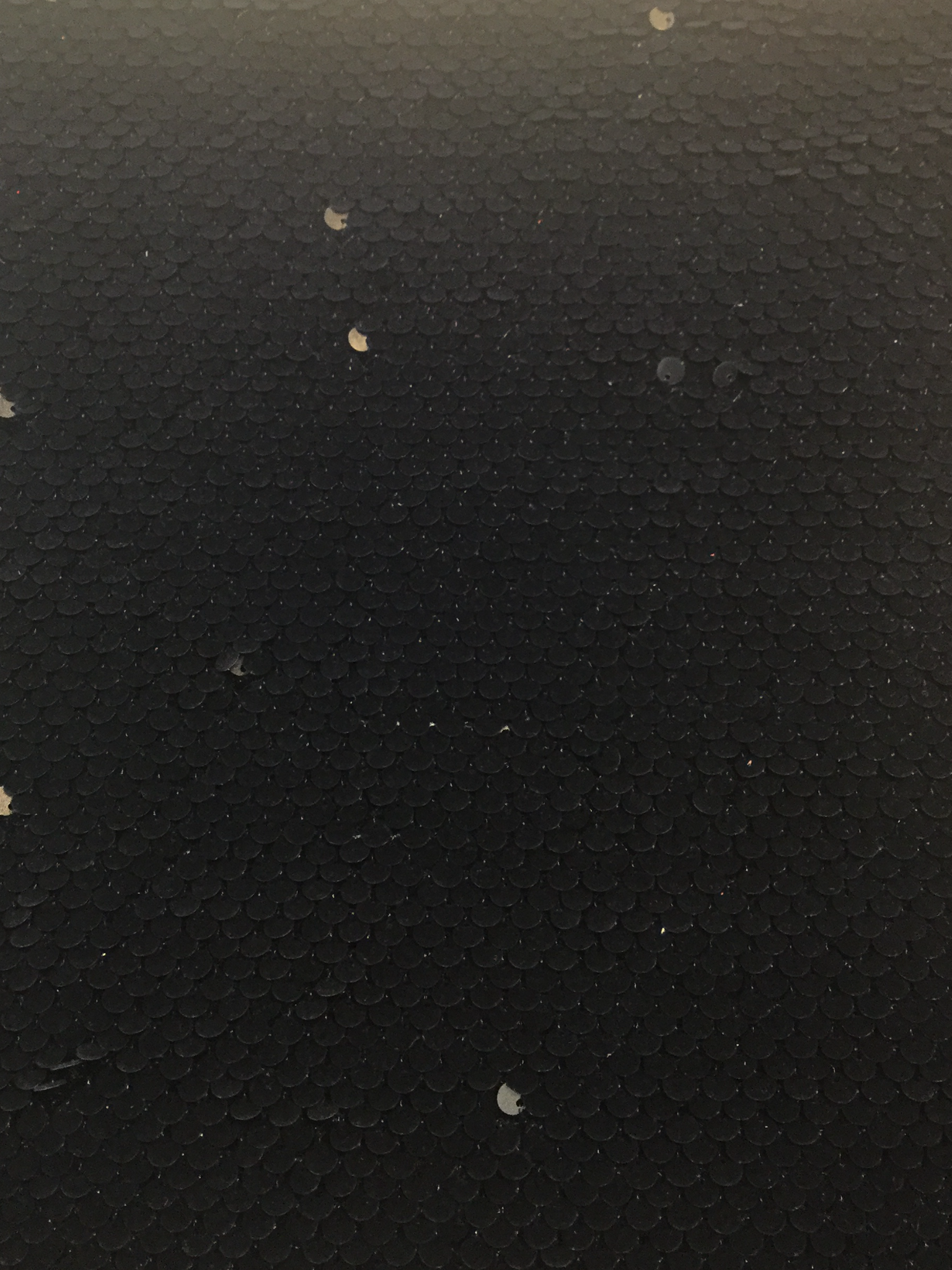 Flocked Baby Paillettes on Stretch Velvet in Navy