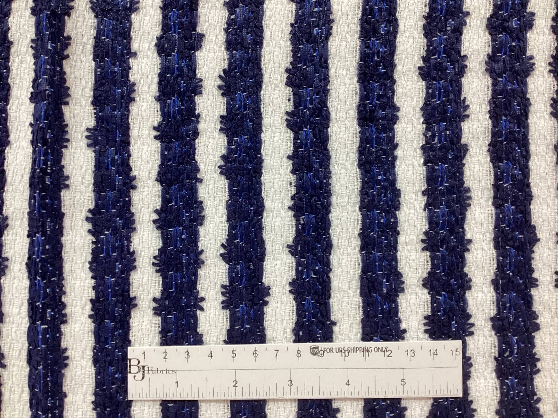 Made in England Cotton Blend Stripe Tweed