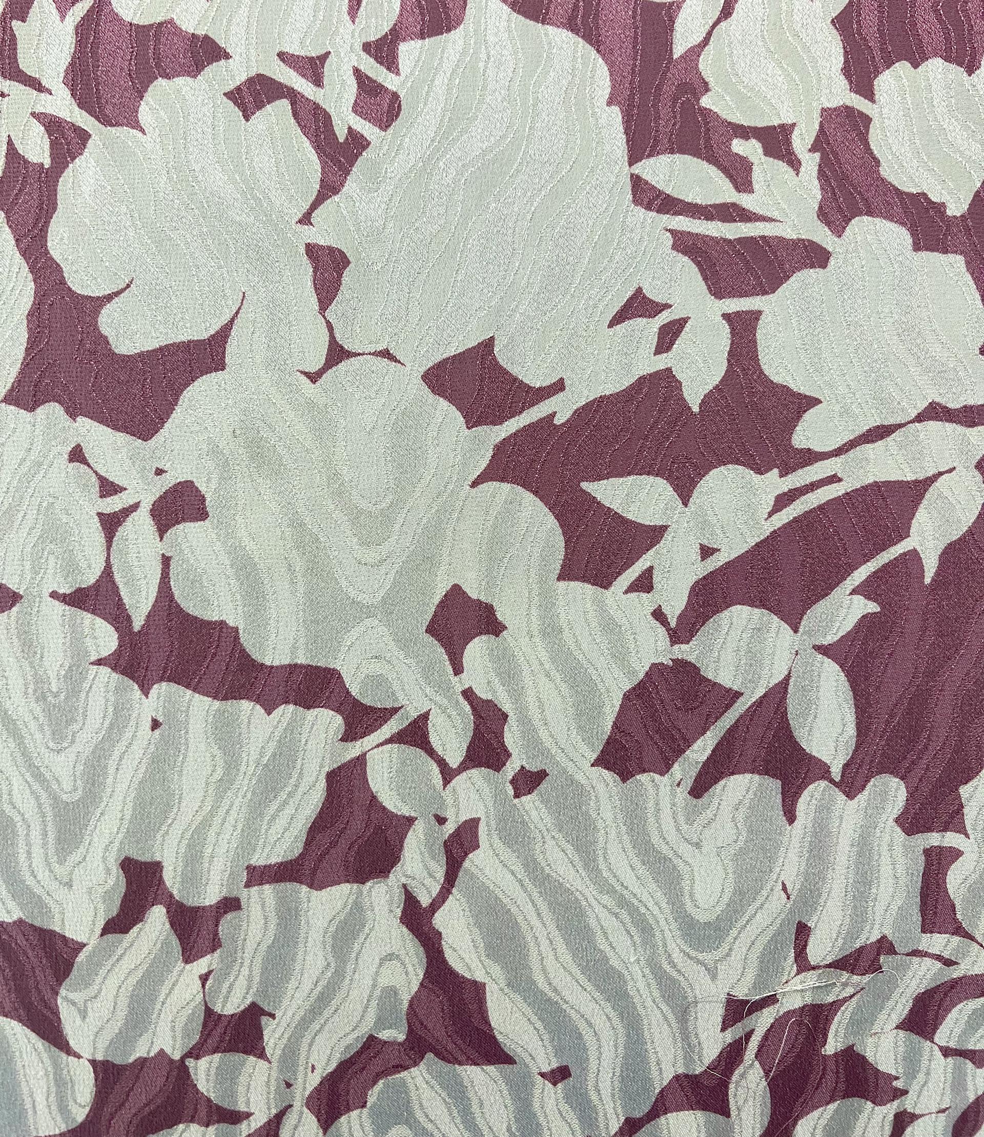 Silk Floral Printed jacquard