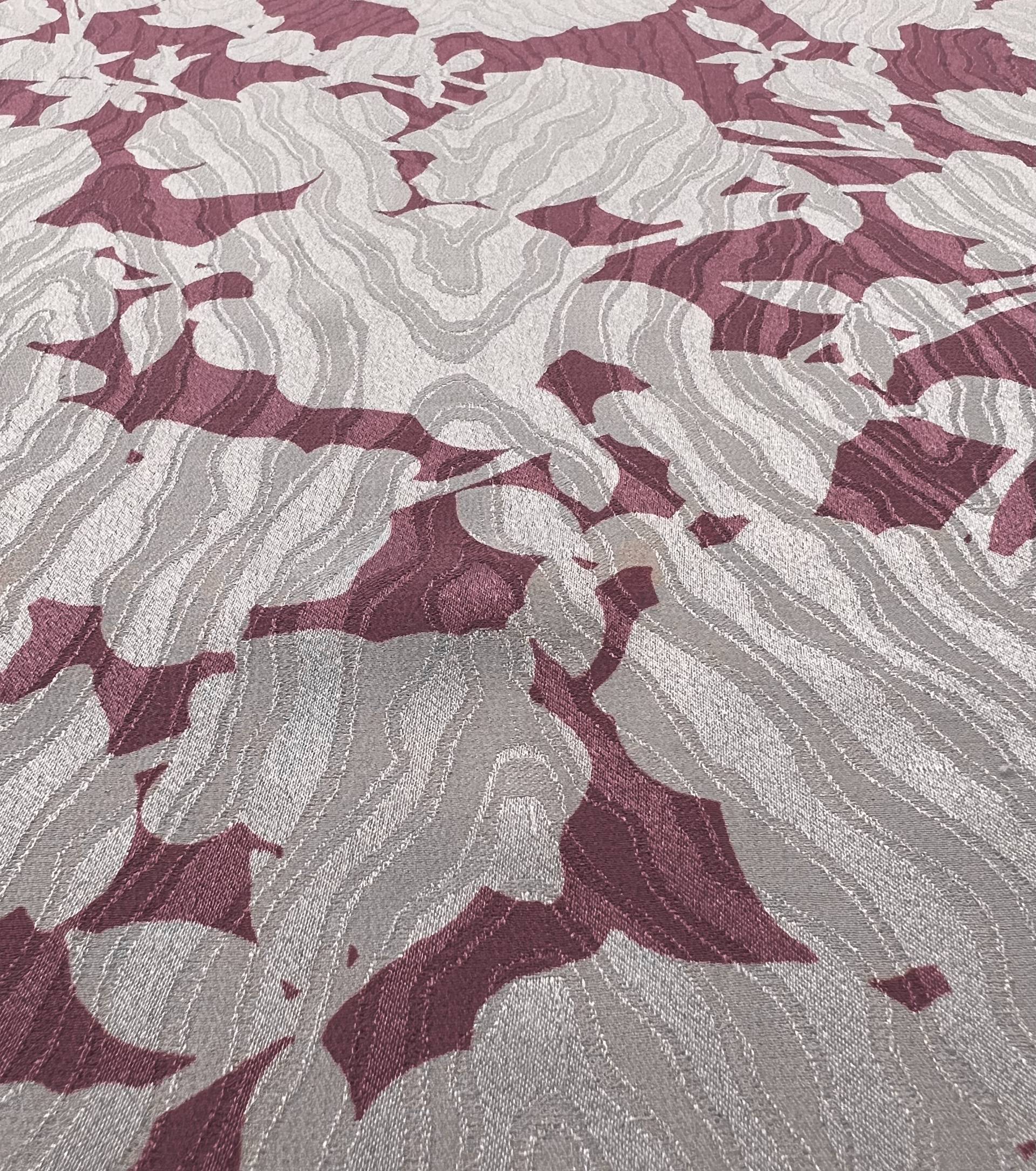 Silk Floral Printed jacquard
