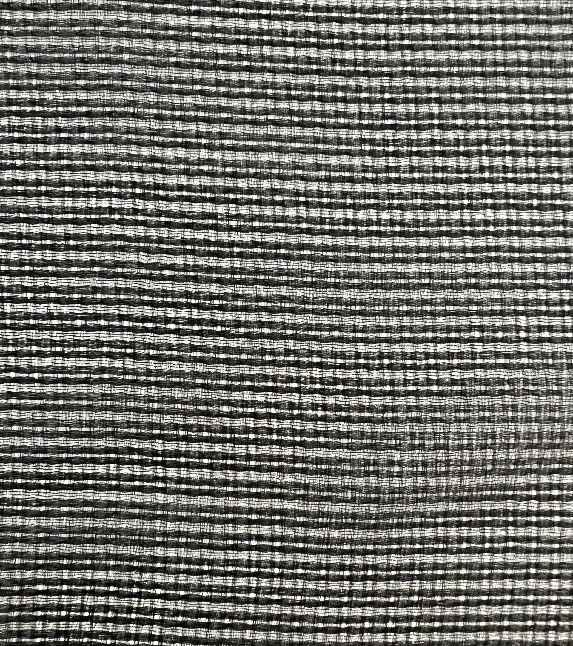 Pure Silk Marqusetté in Black