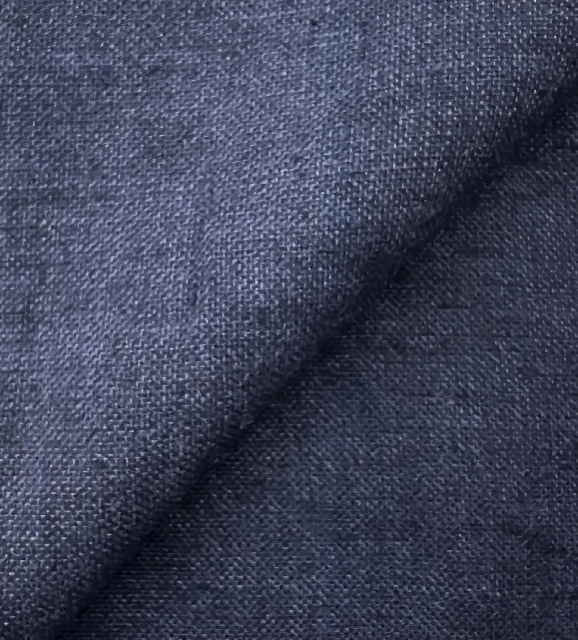 English Silk Linen Blend in Navy