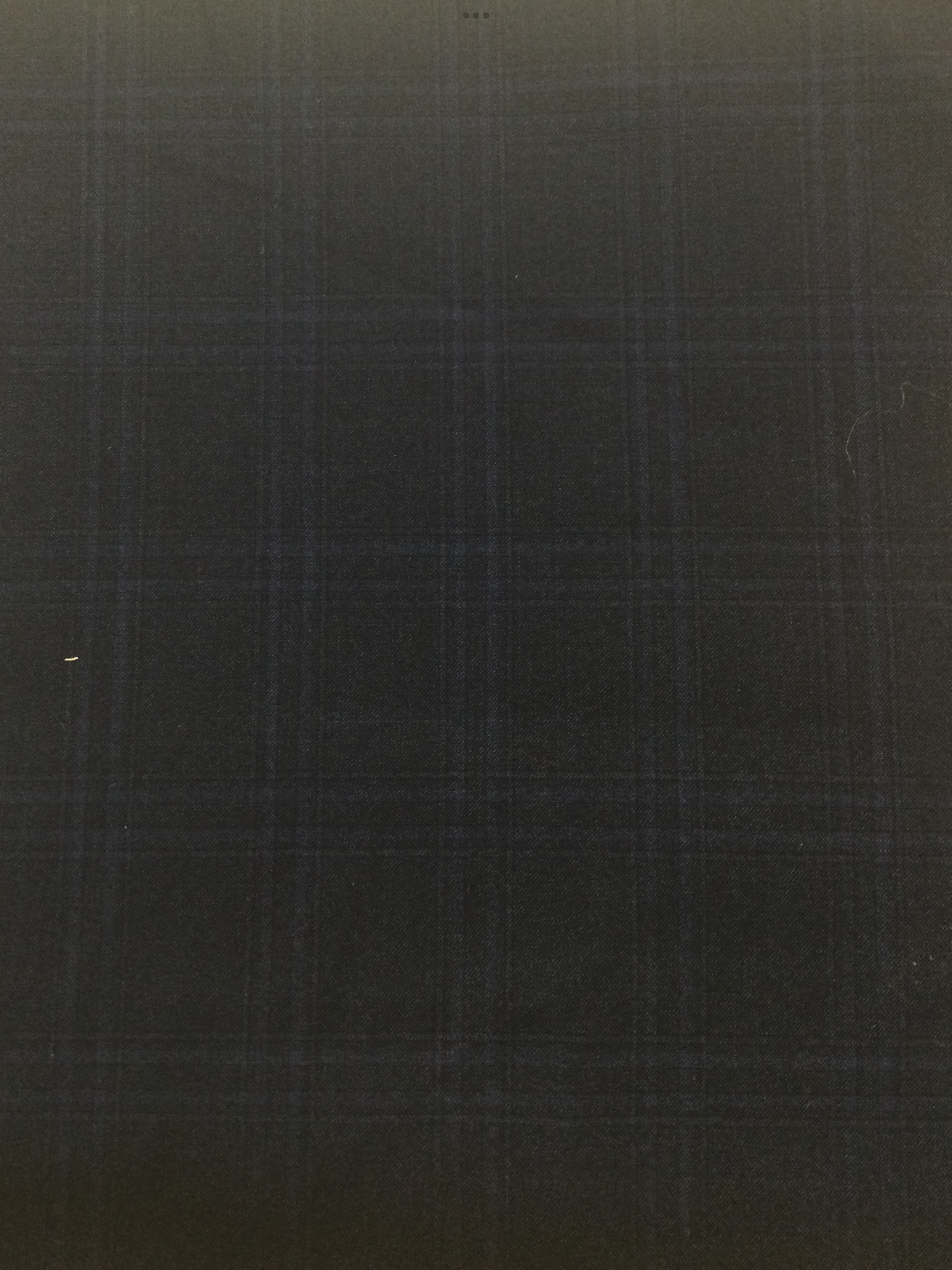 Italian Vitale Barberas Wool Super 150's Plaid Suiting in Sapphire
