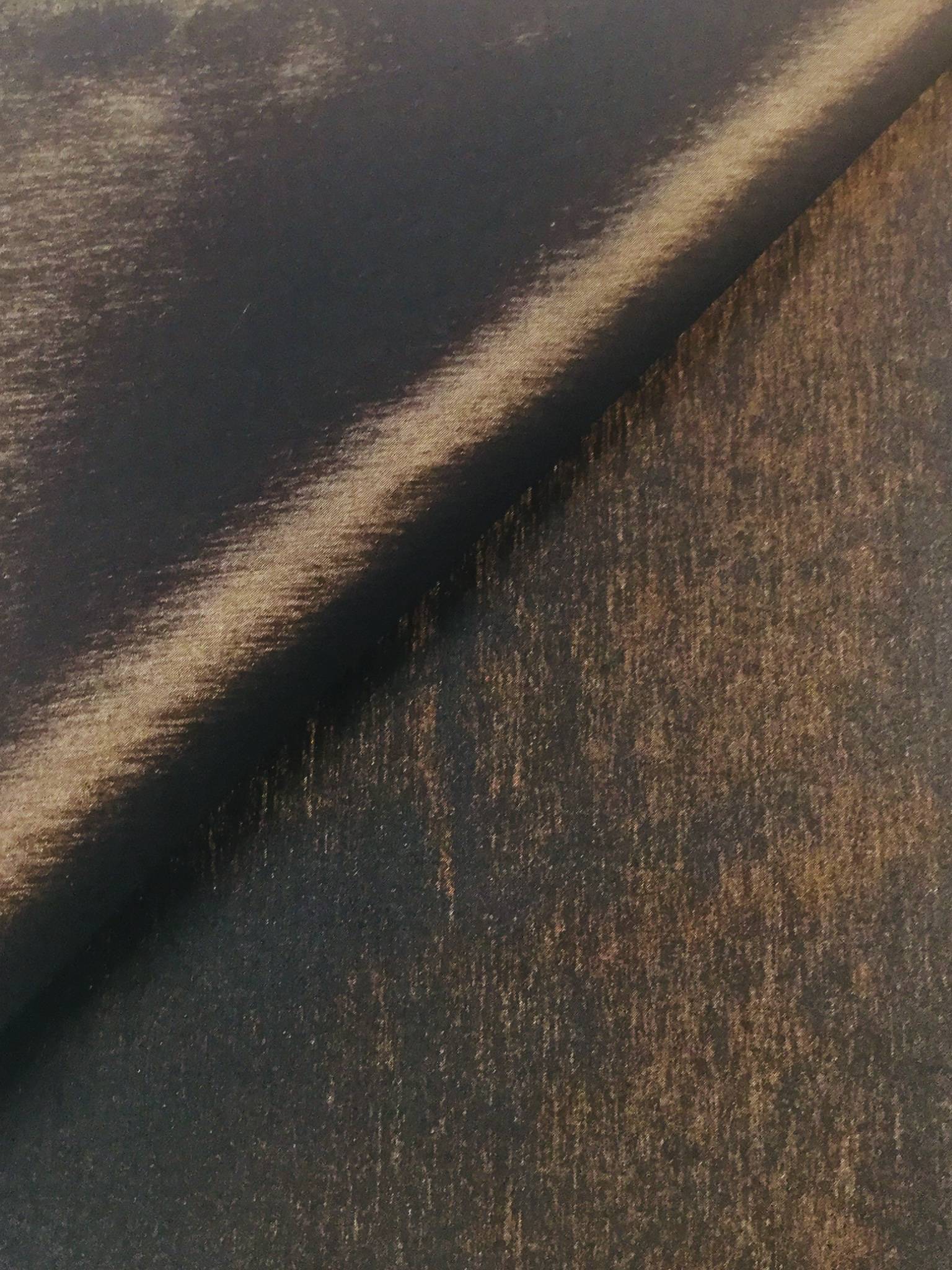 Iridescent Stretch Taffeta in Beige/Black