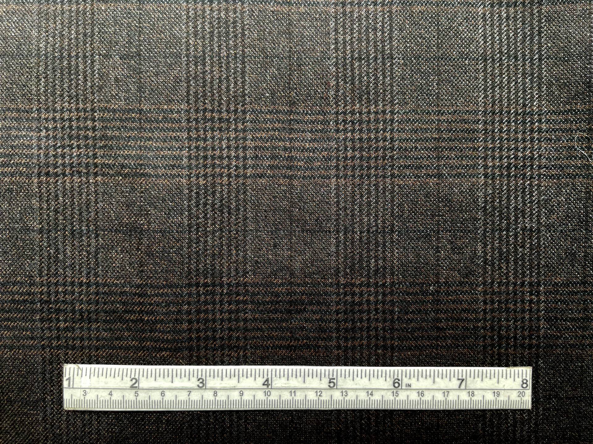 MADE IN ENGLAND SCABAL WOOL SUPER 150's PLAID
