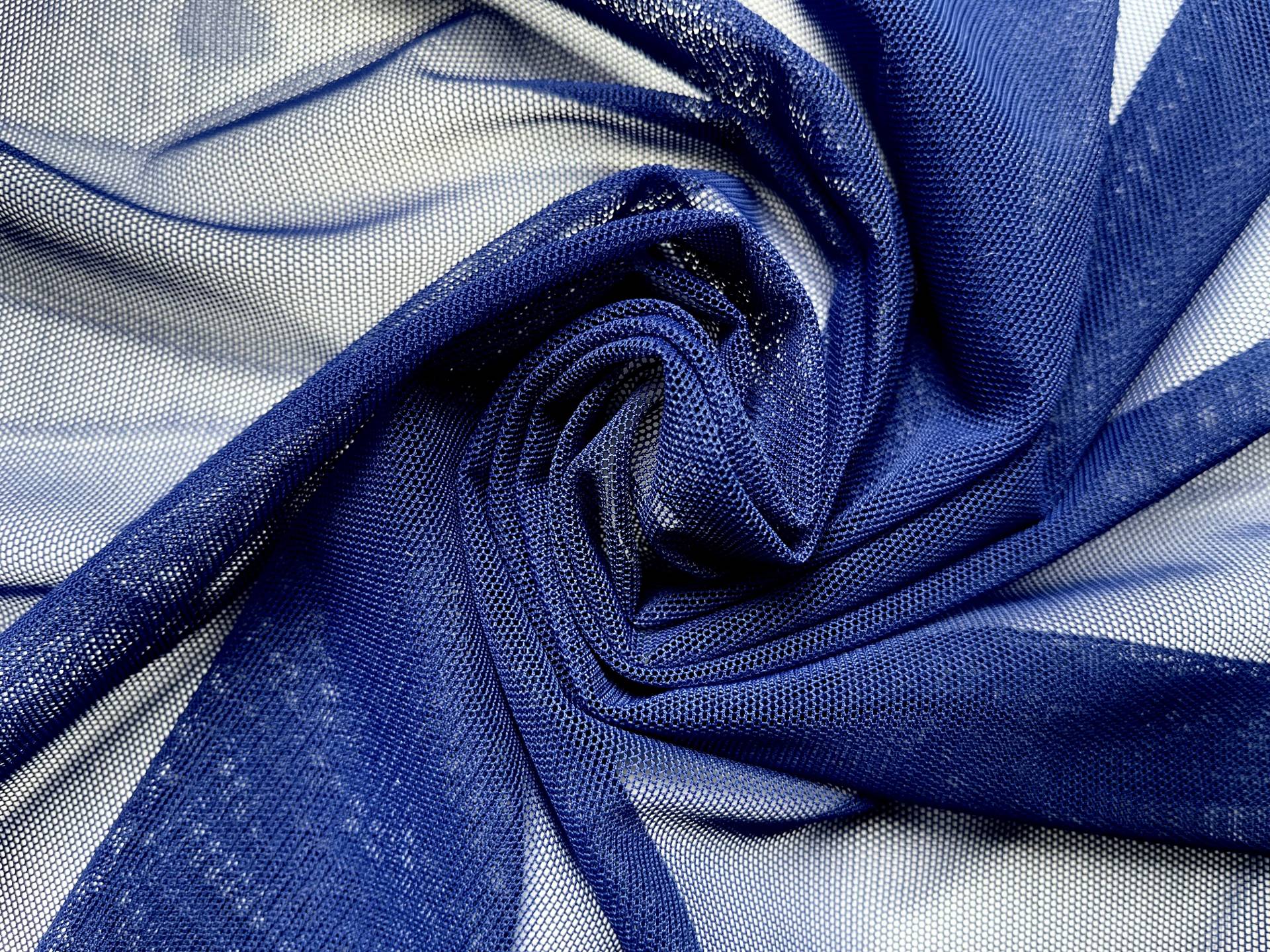 2 Way Stretch Tulle in Cobalt
