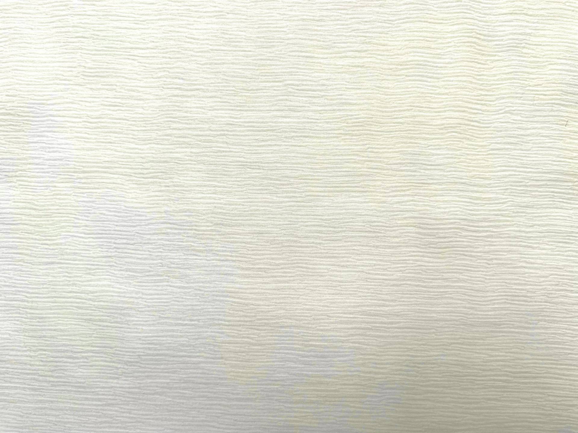 Silk Crinkle Chiffon in Off White