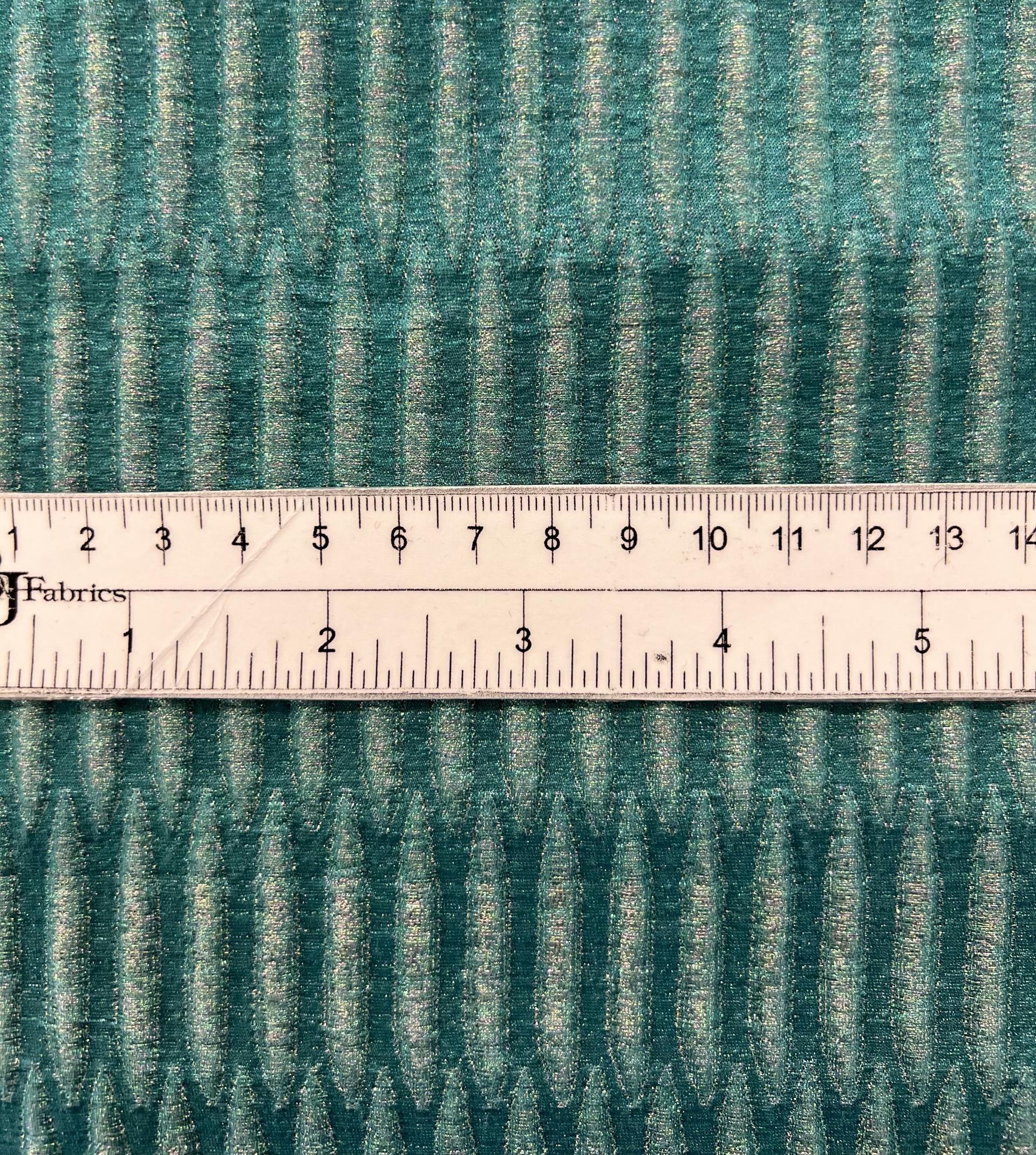 Opalescent Silk & Lurex Cloque