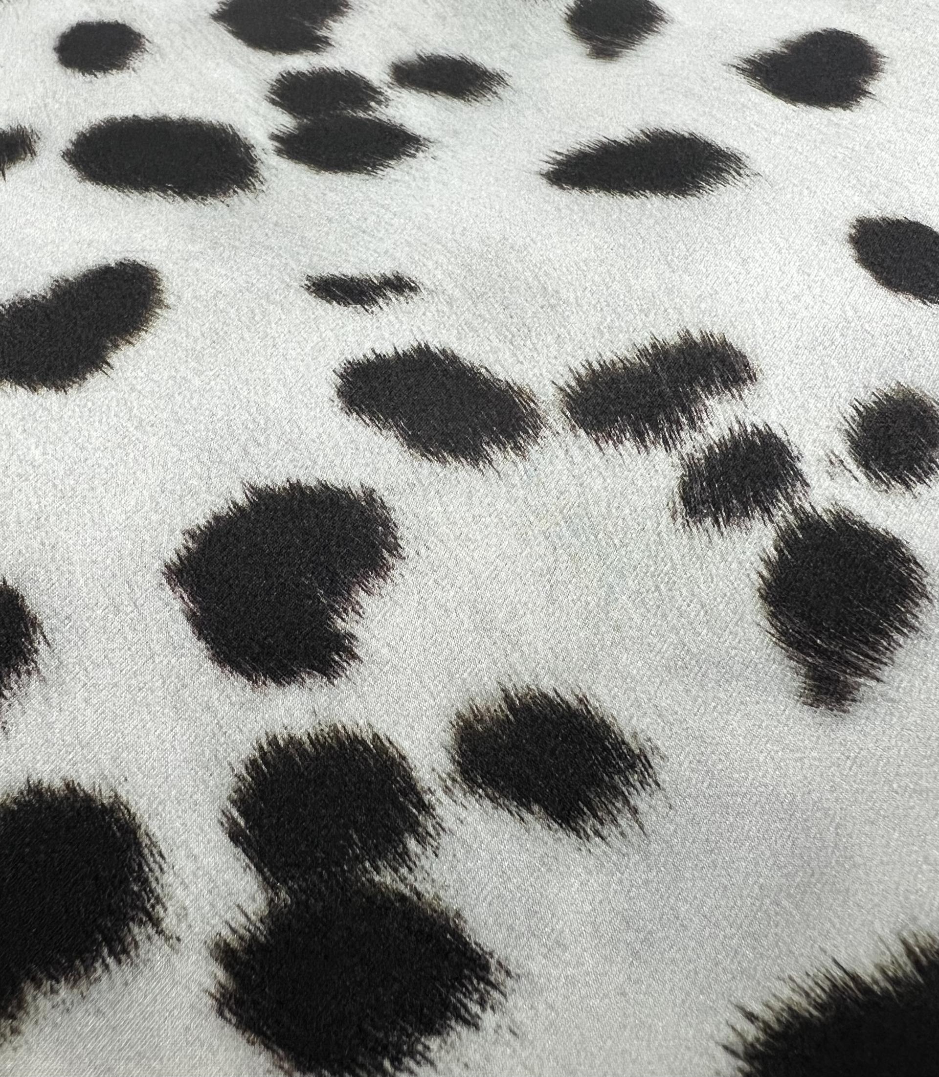 Leopard Prints Silk Charmeuse