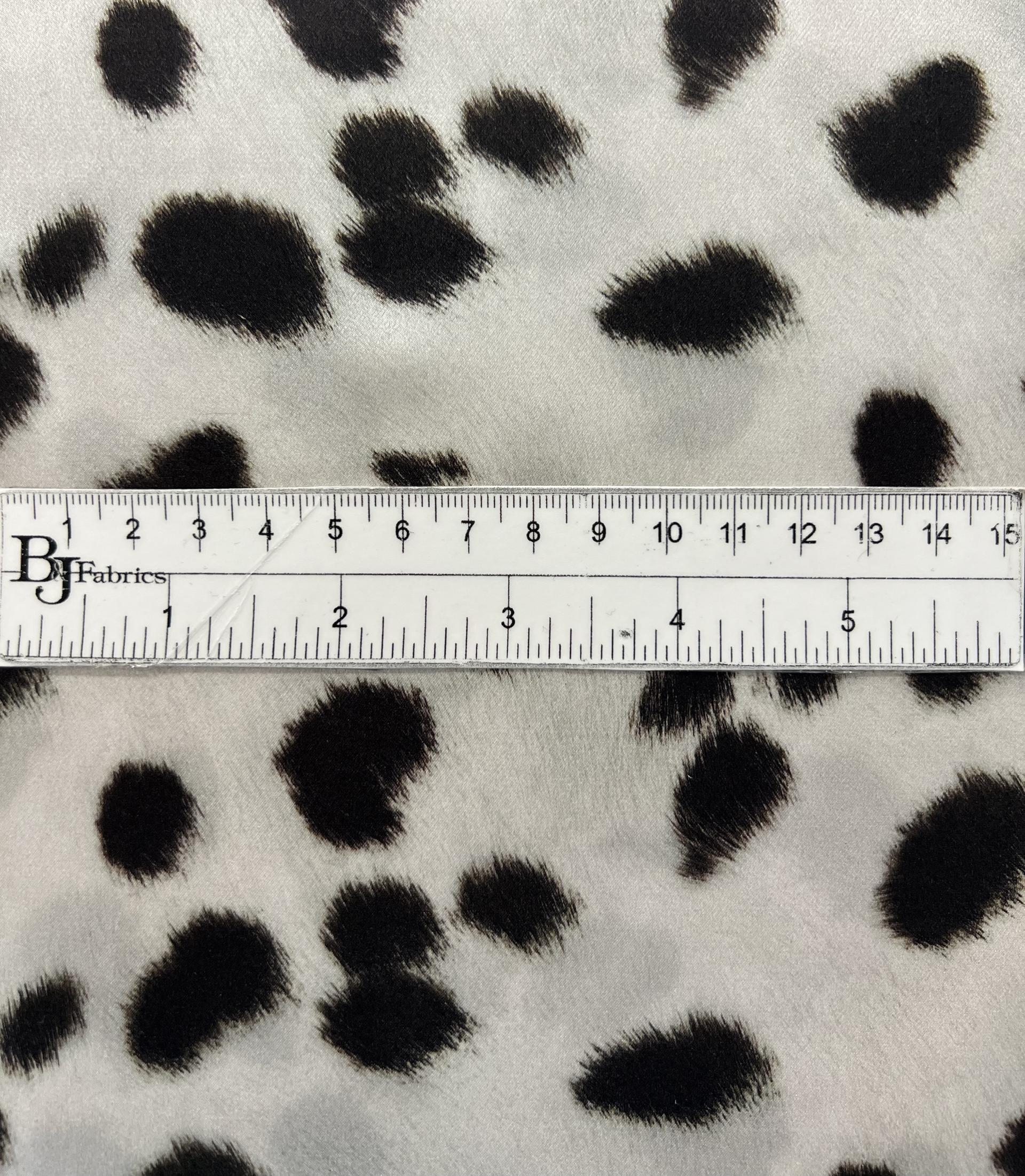 Leopard Prints Silk Charmeuse