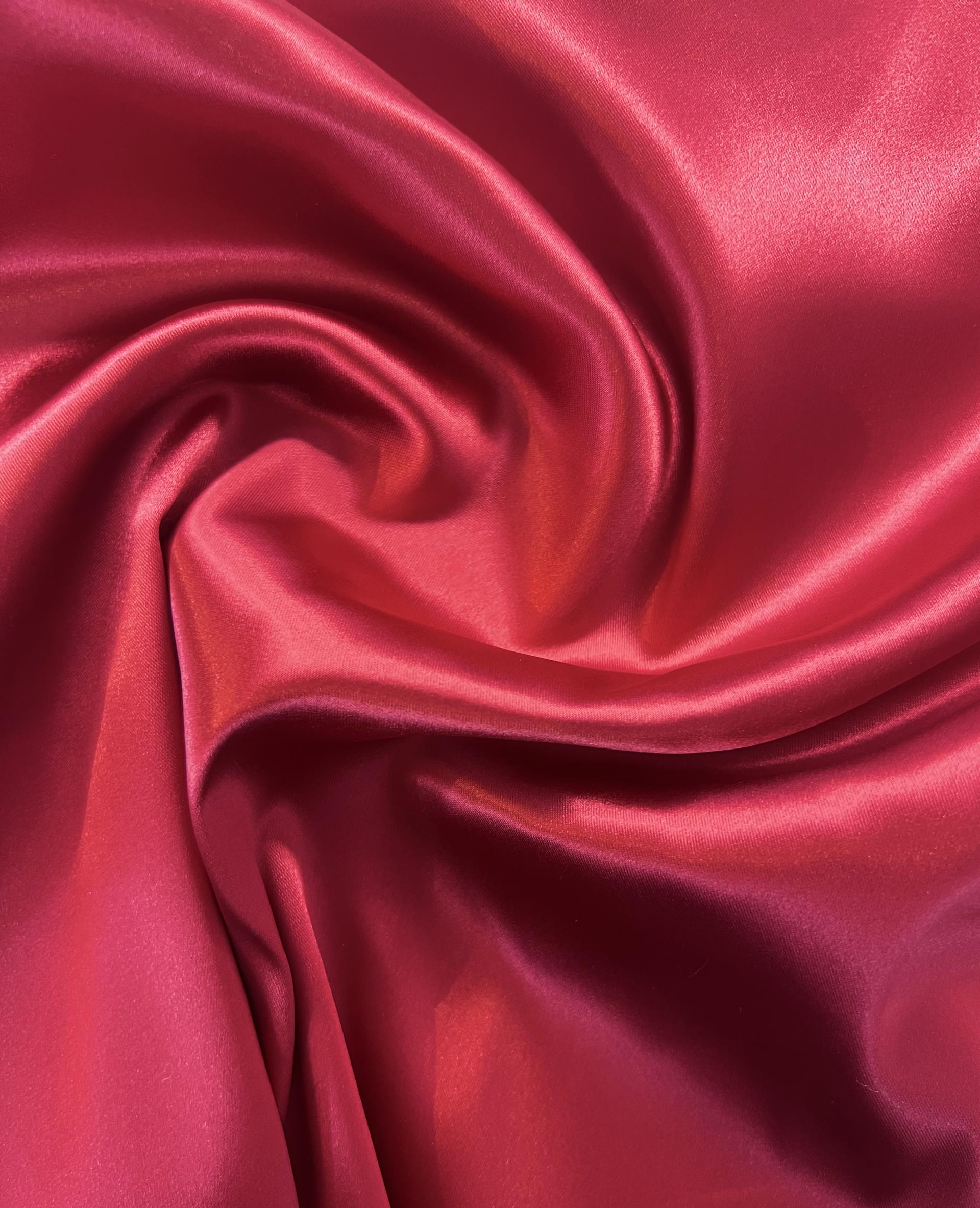 Italian Acetate Stretch Satin in Marmalade