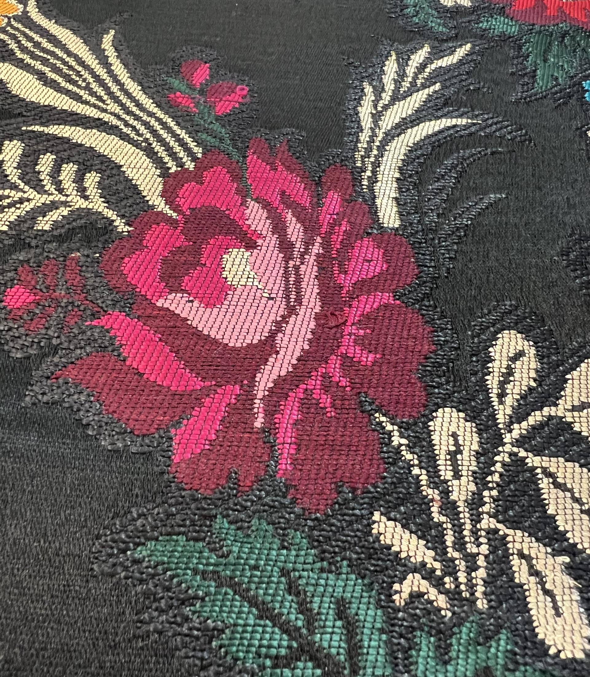 Handloom Brocade in Black