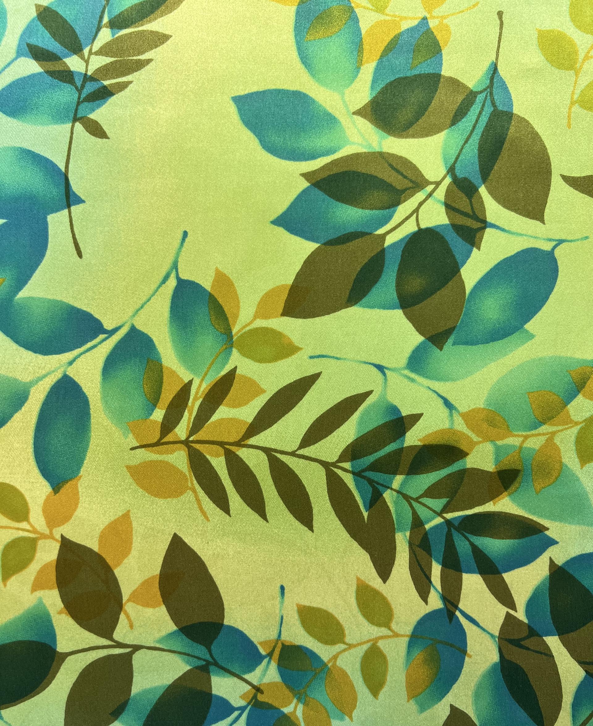 Pierre Cardin Printed Silk Charmeuse