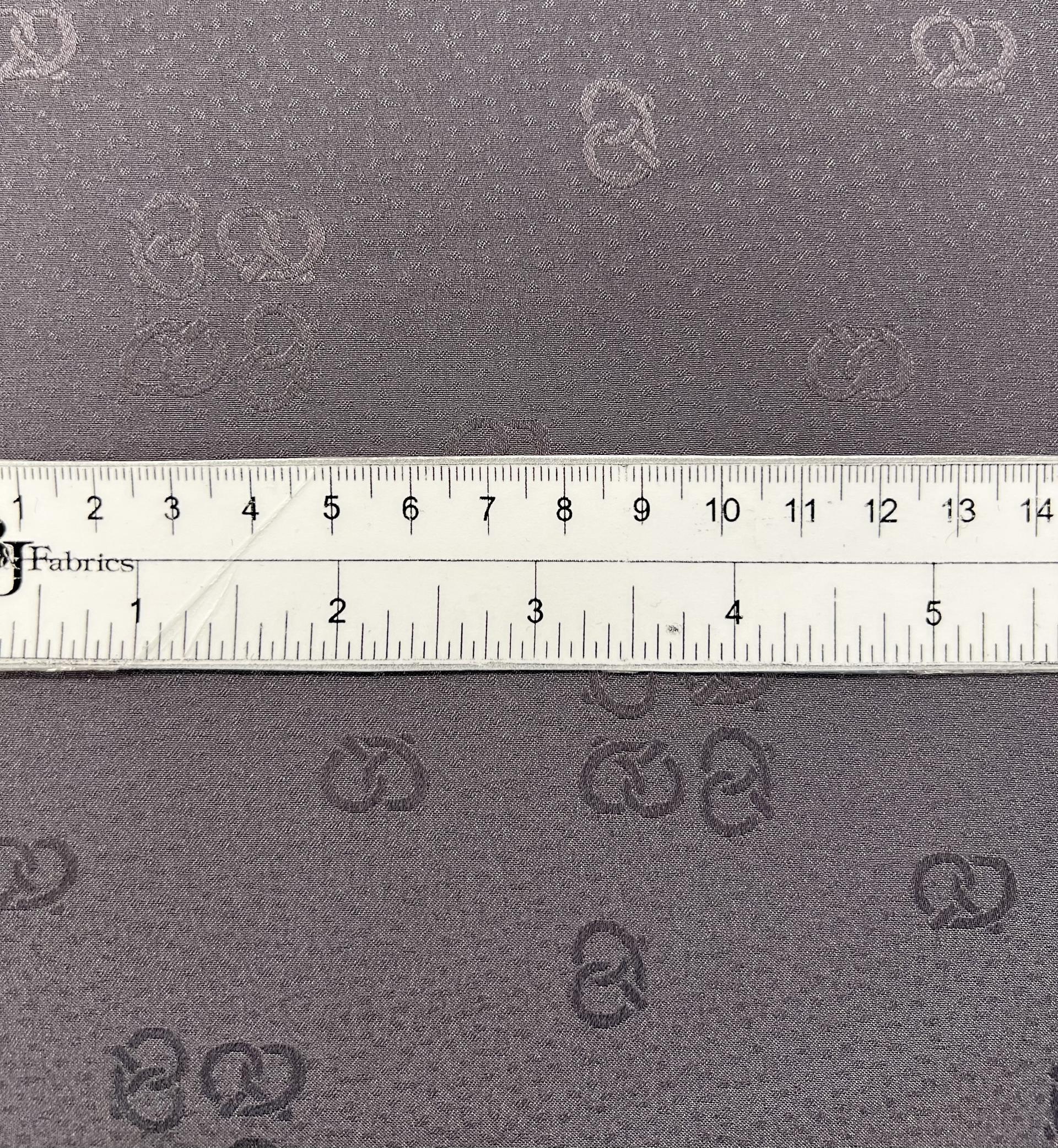 Vintage Silk Jacquard in Grey