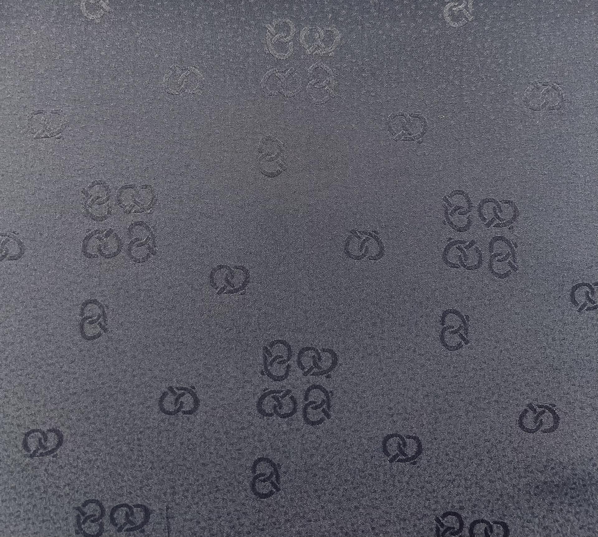 Vintage Silk Jacquard in Grey