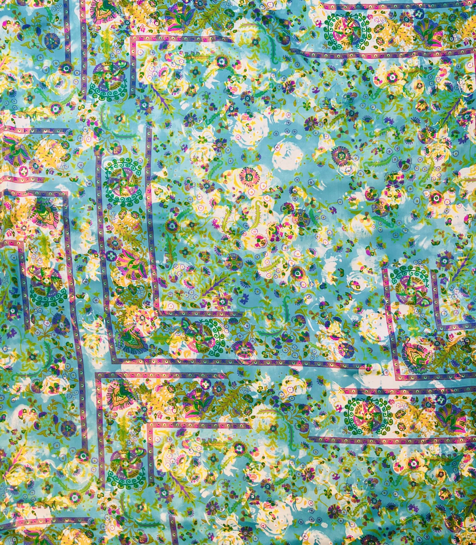 Printed Silk Charmeuse