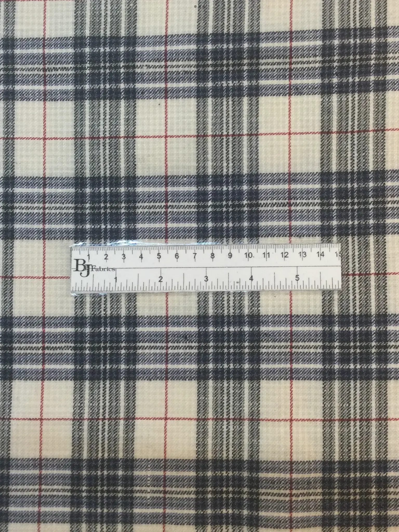 Made in England Wool/Silk/Linen Plaid