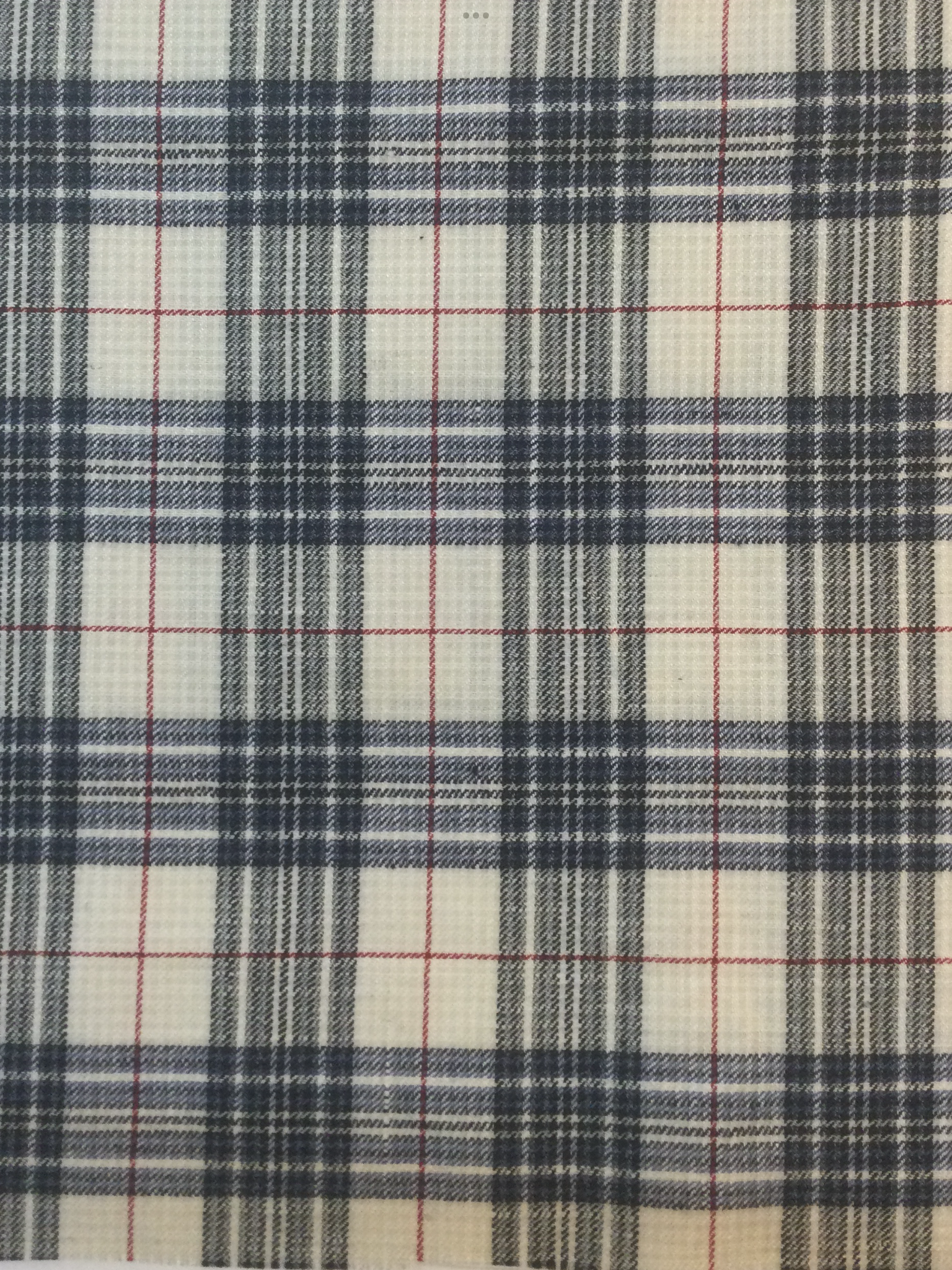 Made in England Wool/Silk/Linen Plaid