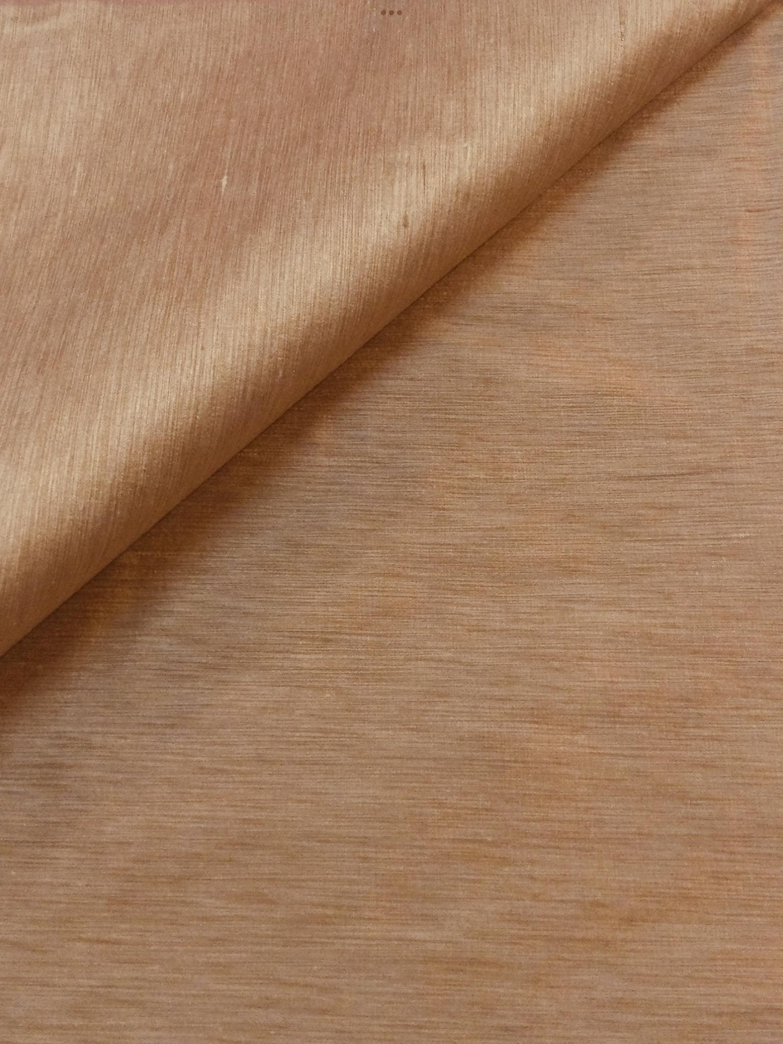 Heathered Silk Shantung in Natural/Yellow/Peach