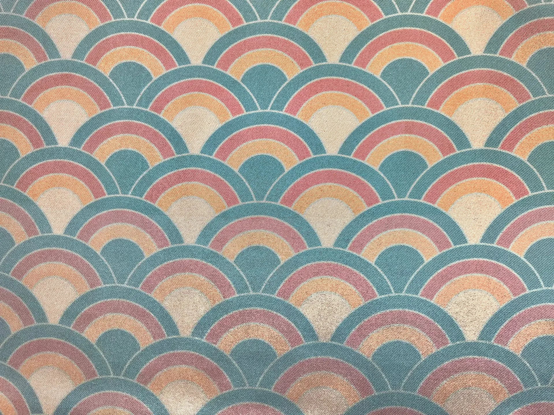 Made in Italy Printed Silk and Poly Crepe Lamé