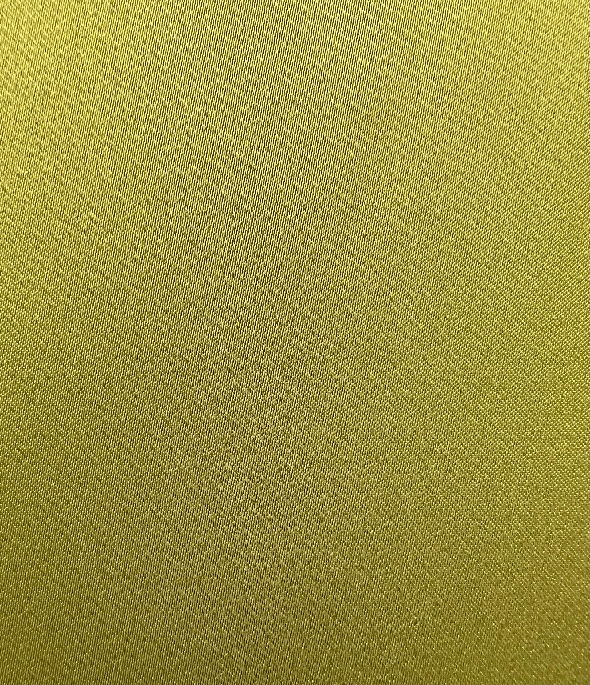 Stretch Twill Back Acetate Satin in Kiwi Green