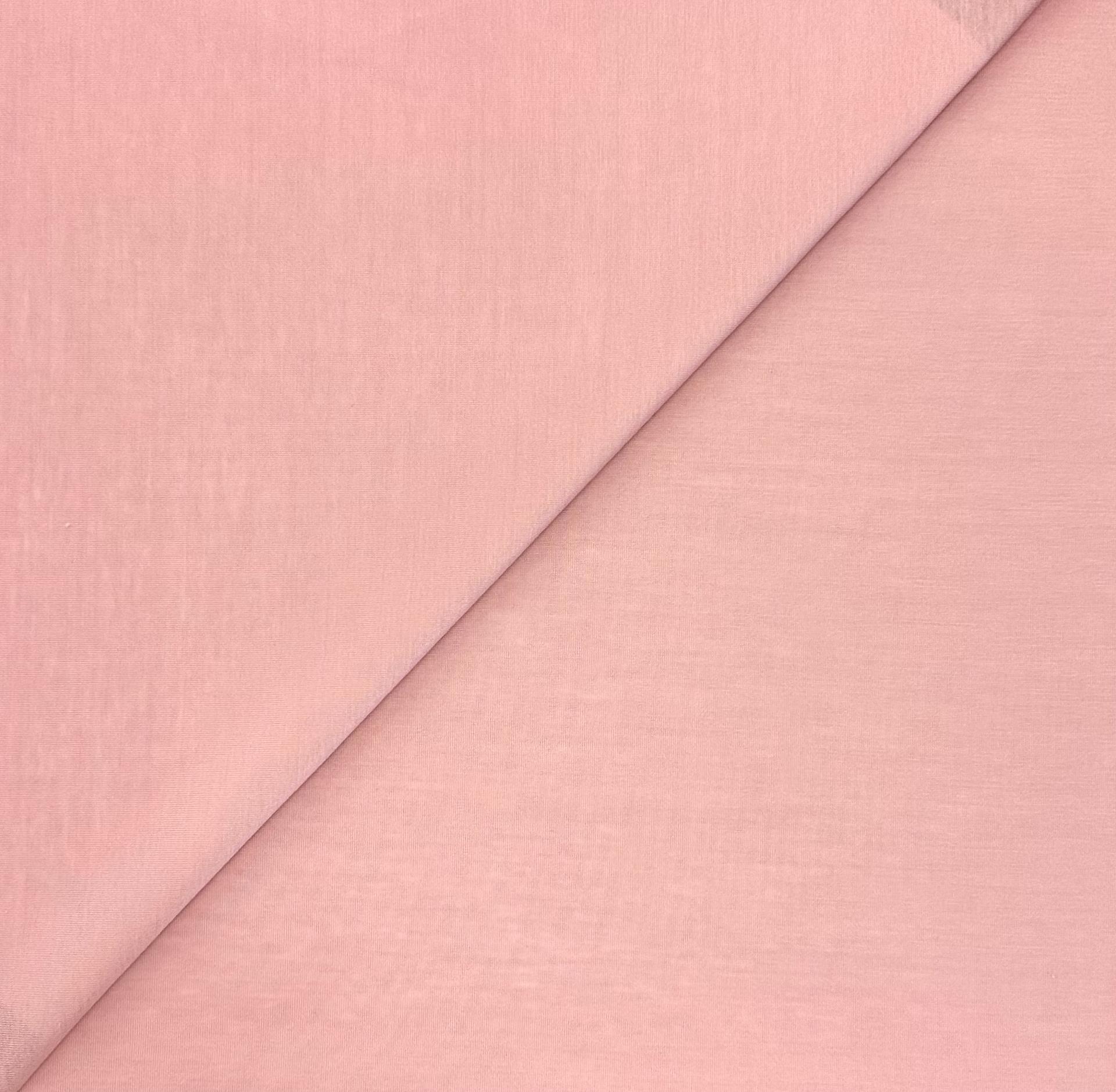 Italian Cotton Jersey in Dusty Pink
