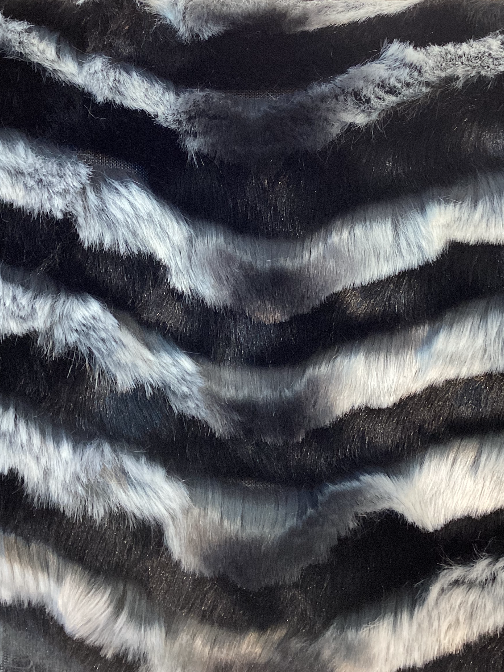 Wavy Chinchilla Faux Fur