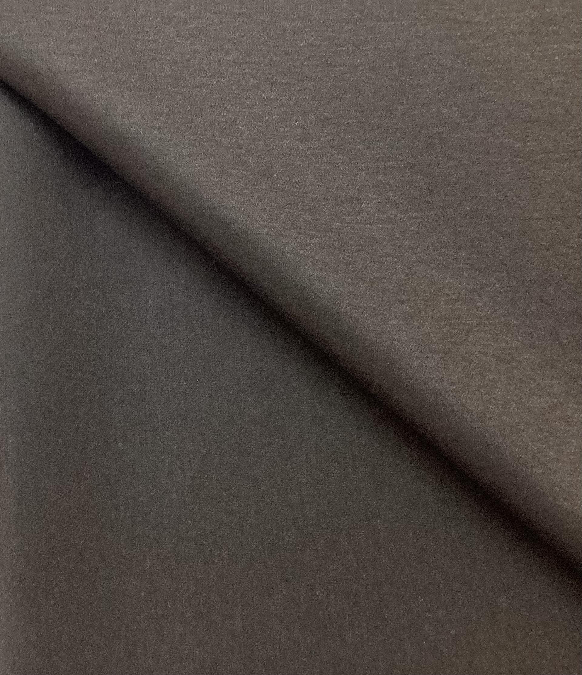 Italian Wool Nylon Lycra Blend Double Knit in Espresso