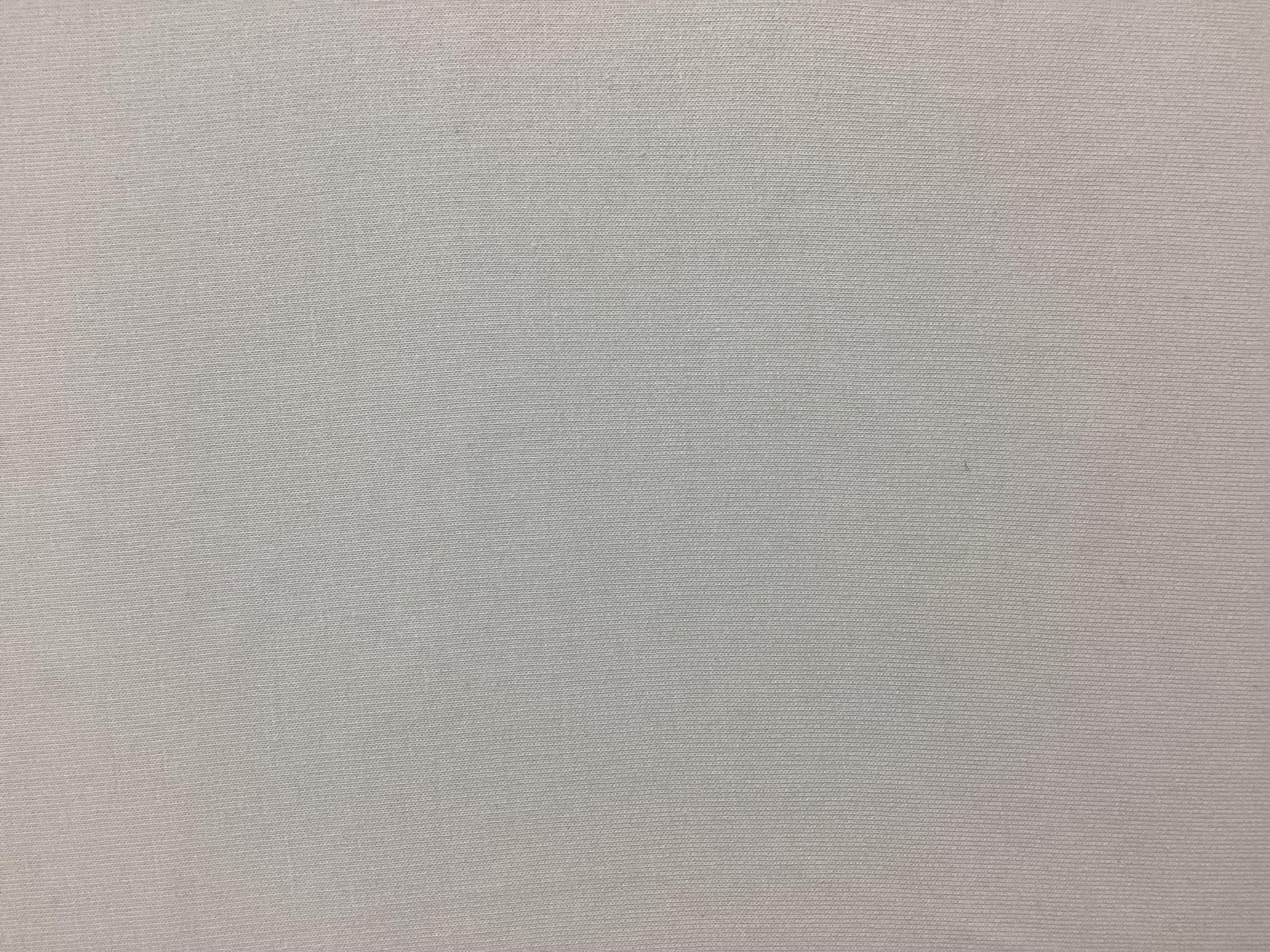 Cotton, Rayon & Lycra French Terry In White