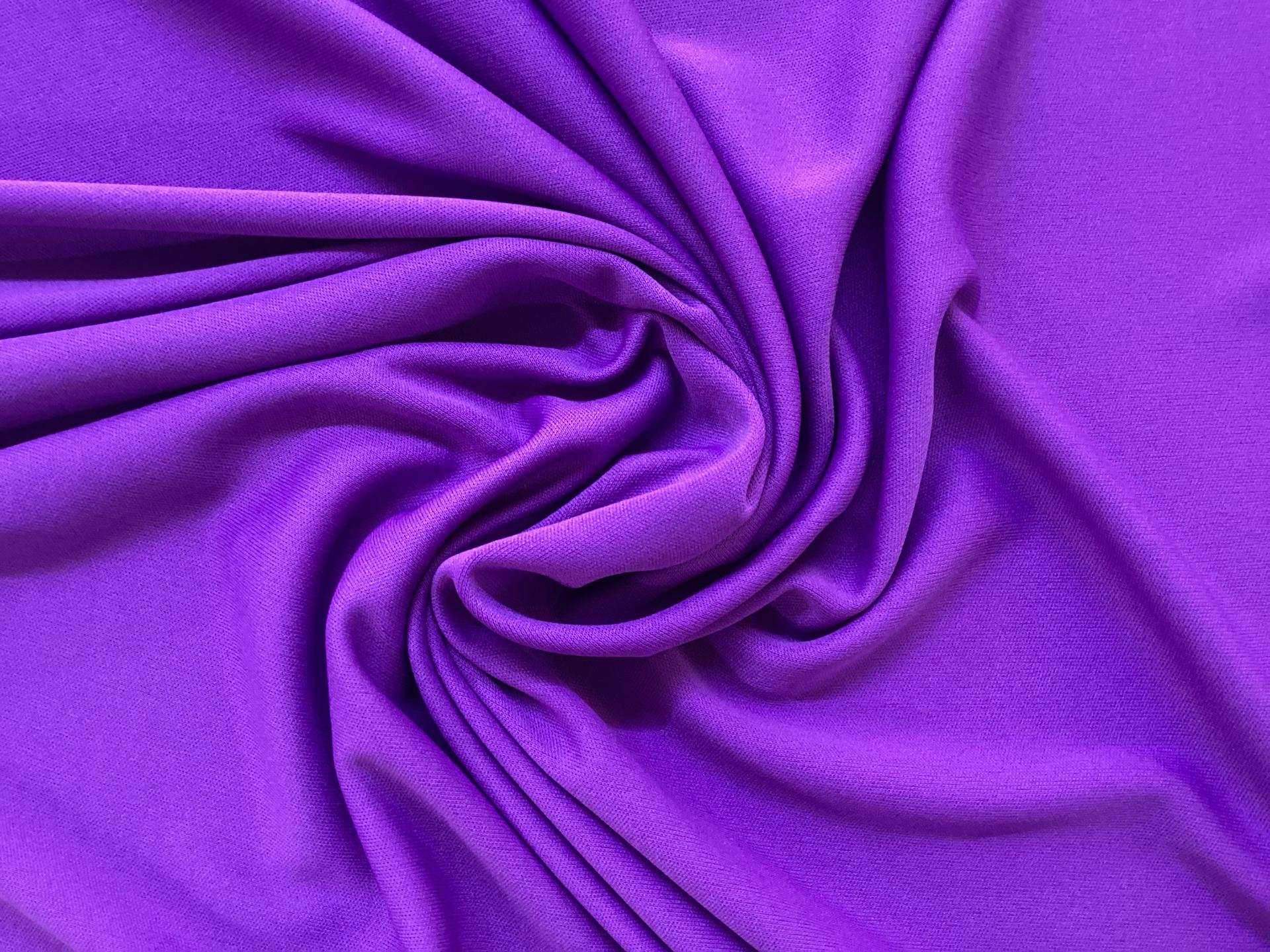 100% Polyester Knit Lining In Purple