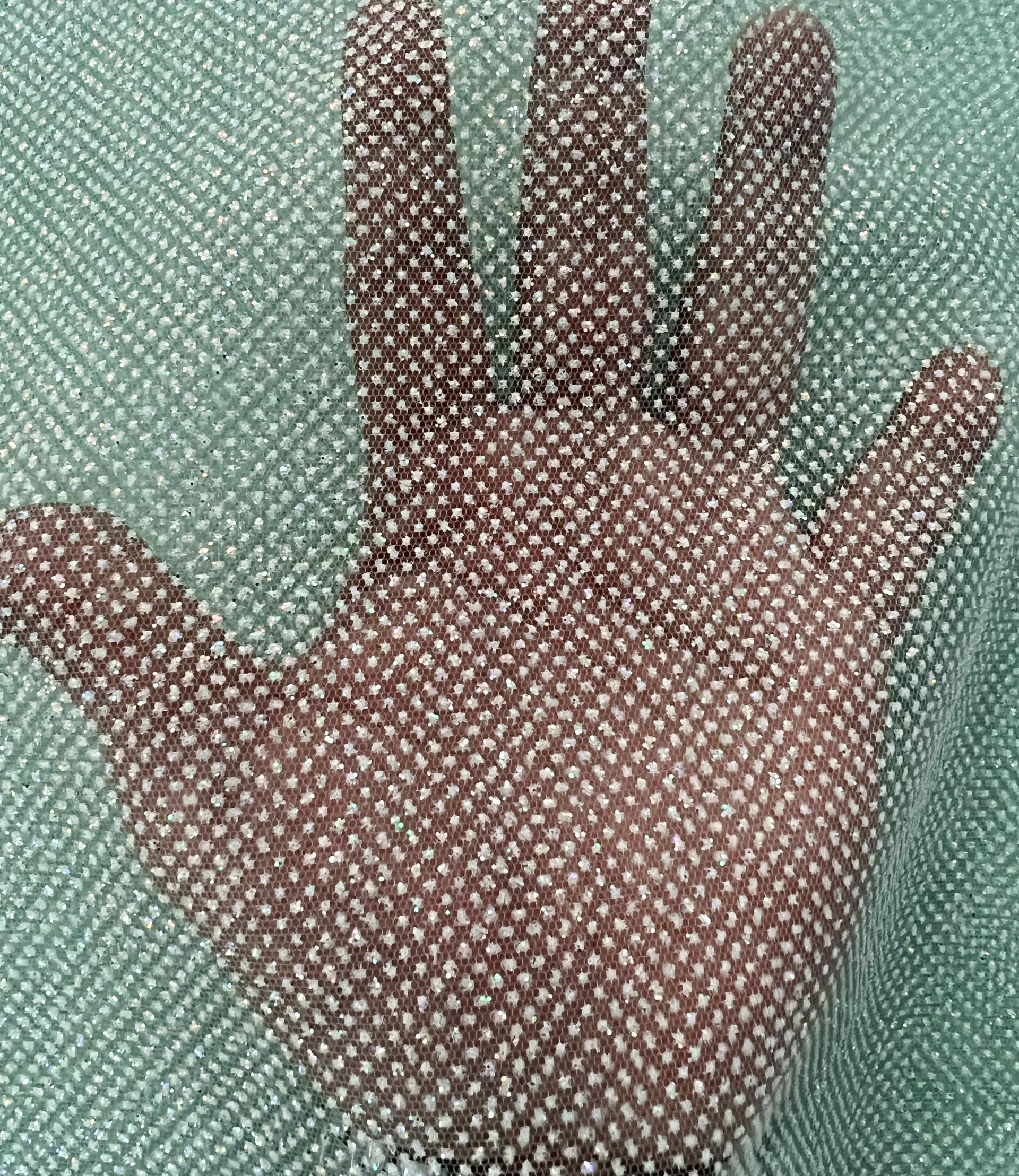 Glitter Tulle in Sage